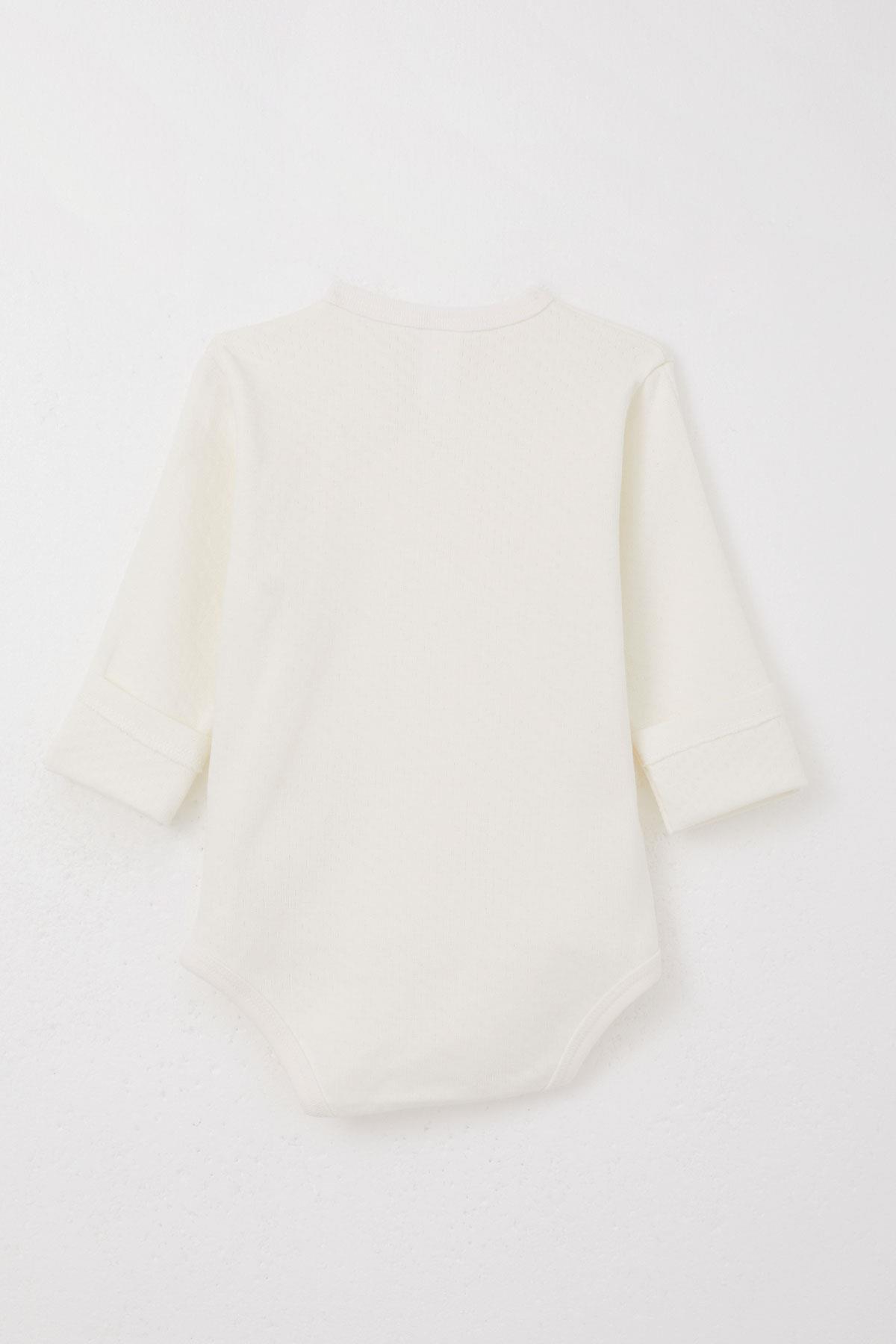 Breeze Erkek Bebek Çıtçıtlı Zıbın Body Yelken Desenli 3 lü Kendinden Eldivenli Karışık Renk (6 Ay)