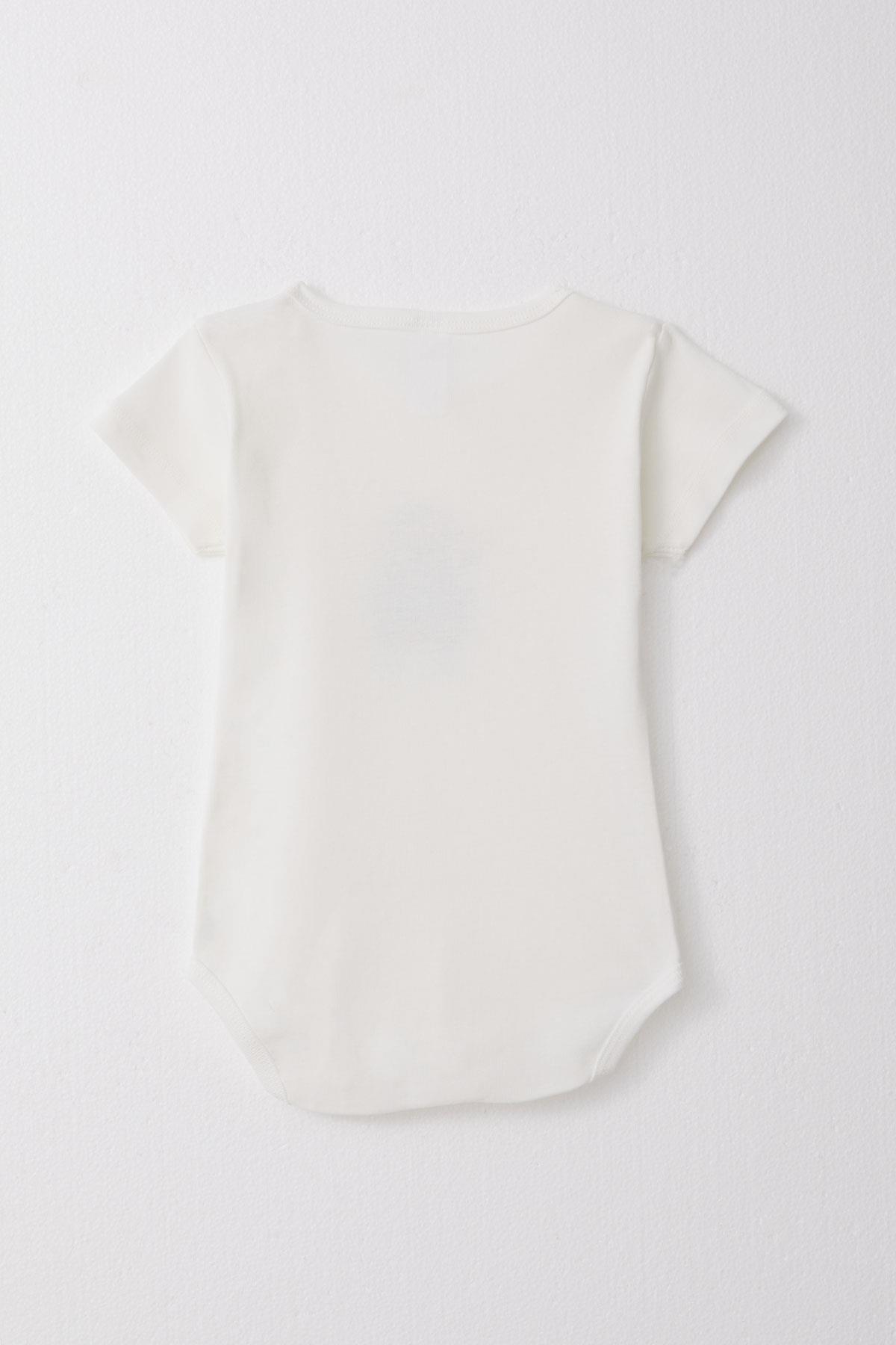 Breeze Erkek Bebek Çıtçıtlı Zıbın Body Neşeli Şöför Ayıcık Ekru (9 Ay-3 Yaş)