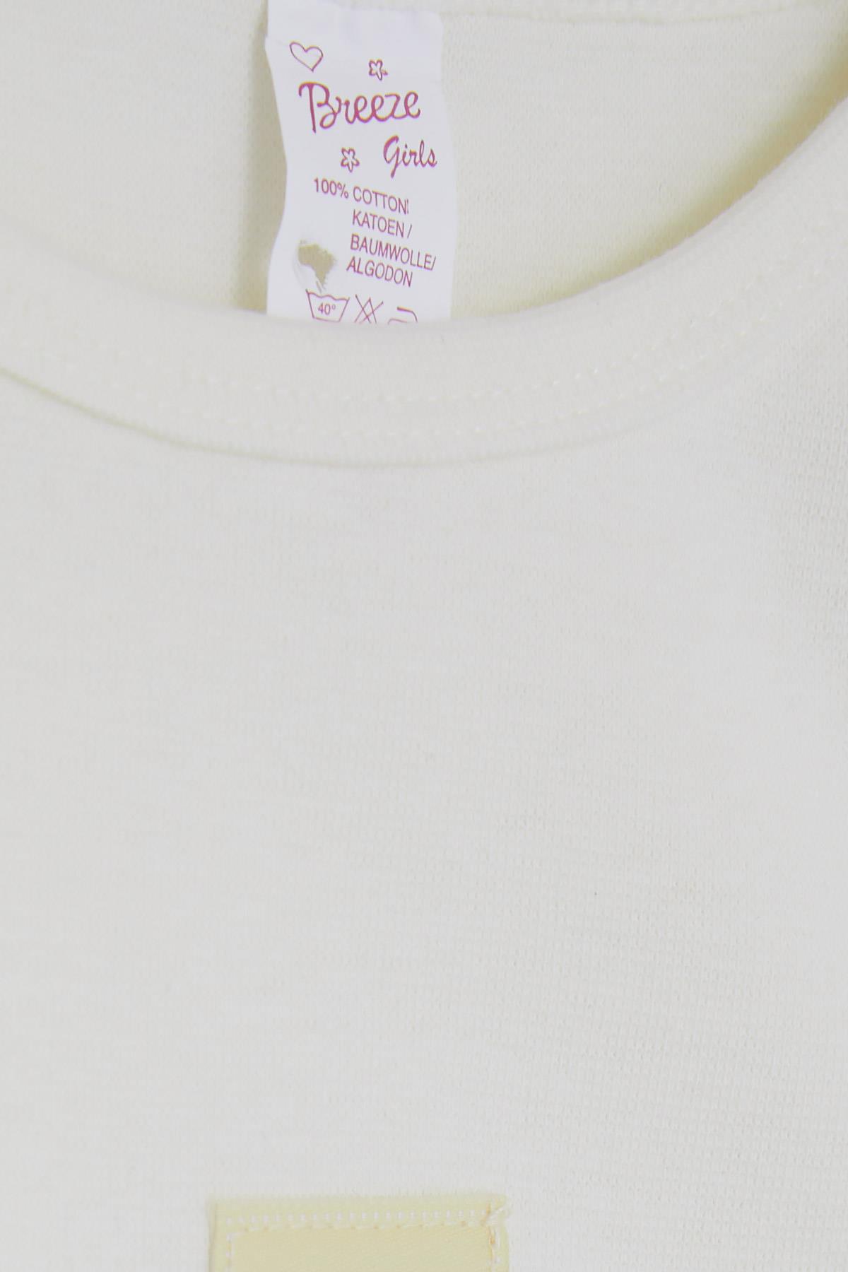 Breeze Erkek Bebek Çıtçıtlı Zıbın Body Kedicik Baskılıı Ekru (9 Ay-3 Yaş)