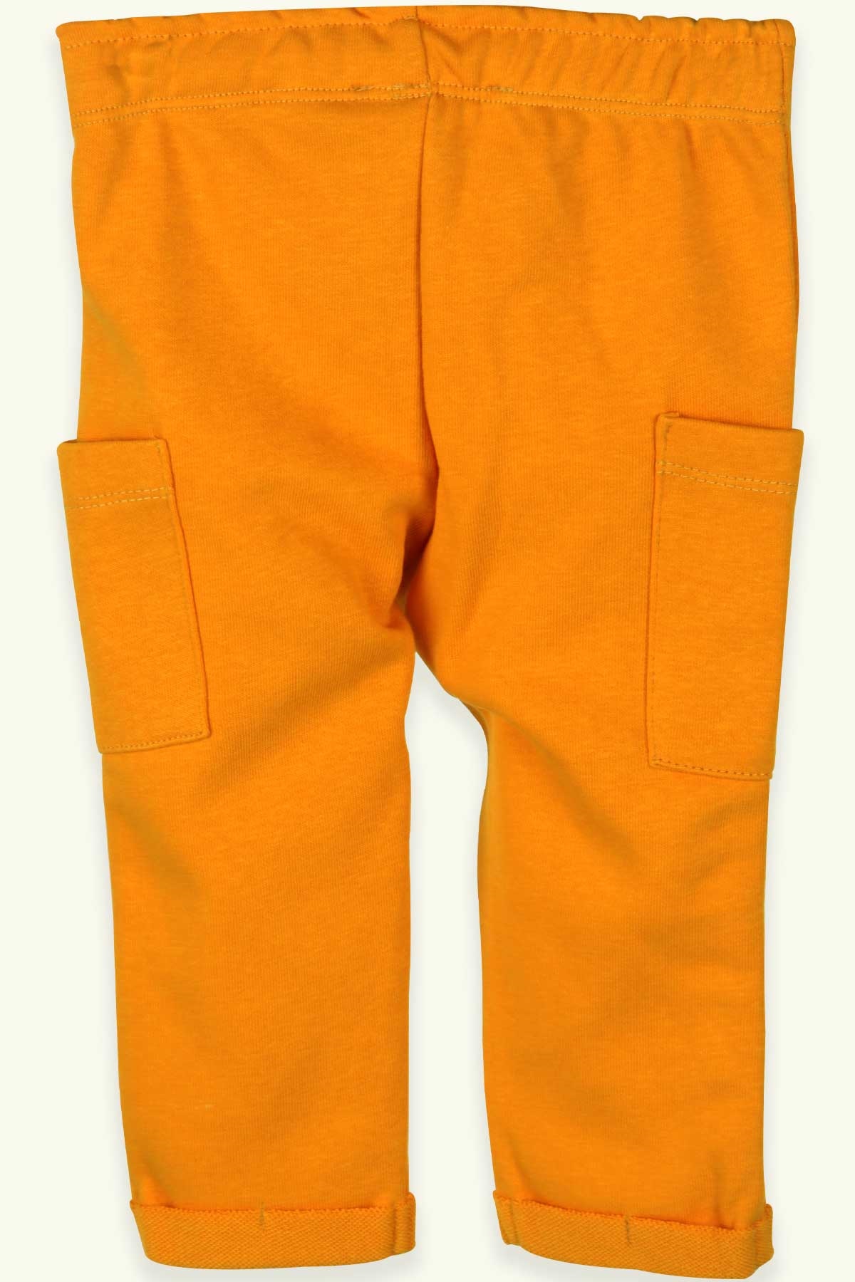 Breeze Erkek Bebek Eşofman Altı Basic Cepli Hardal Sarı (9 Ay-3 Yaş)