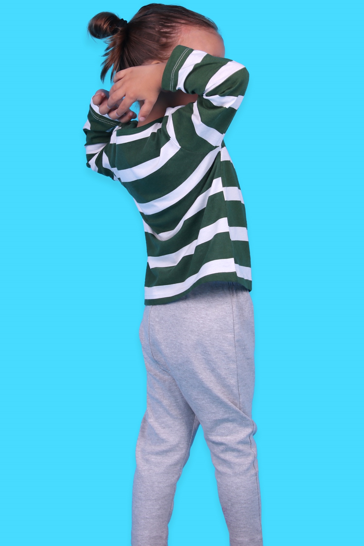 Breeze Erkek Bebek Eşofman Altı Basic Nakışlı Açık Gri Melanj (1 Yaş-2 Yaş)