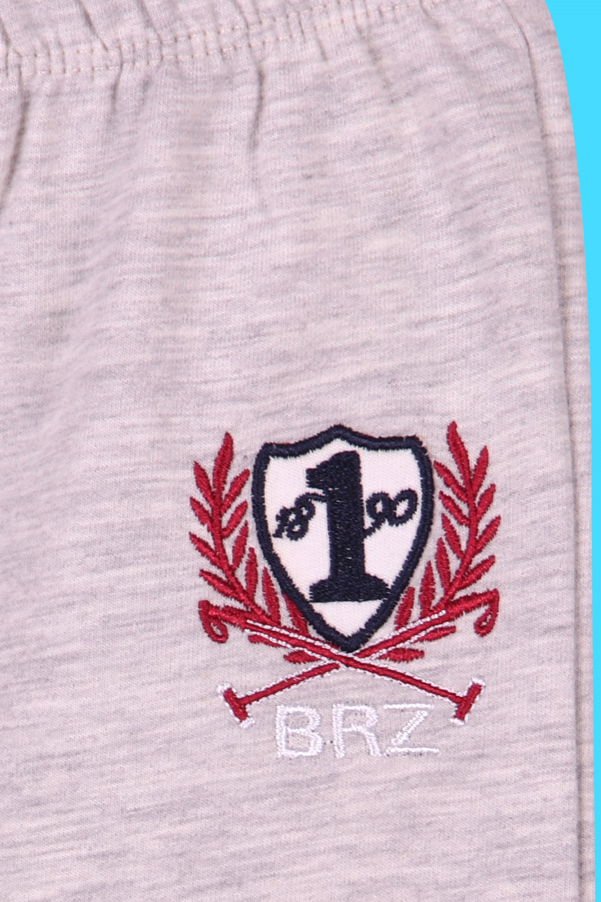 Breeze Erkek Bebek Eşofman Altı Basic Nakışlı Taş (9 Ay-3 Yaş)