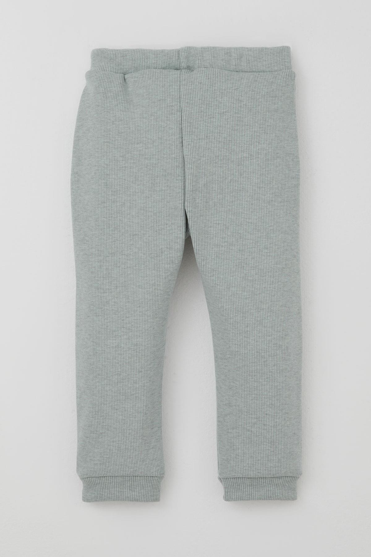 Breeze Erkek Bebek Eşofman Altı Cool Yazı Armalı Su Yeşili (9 Ay-3 Yaş)