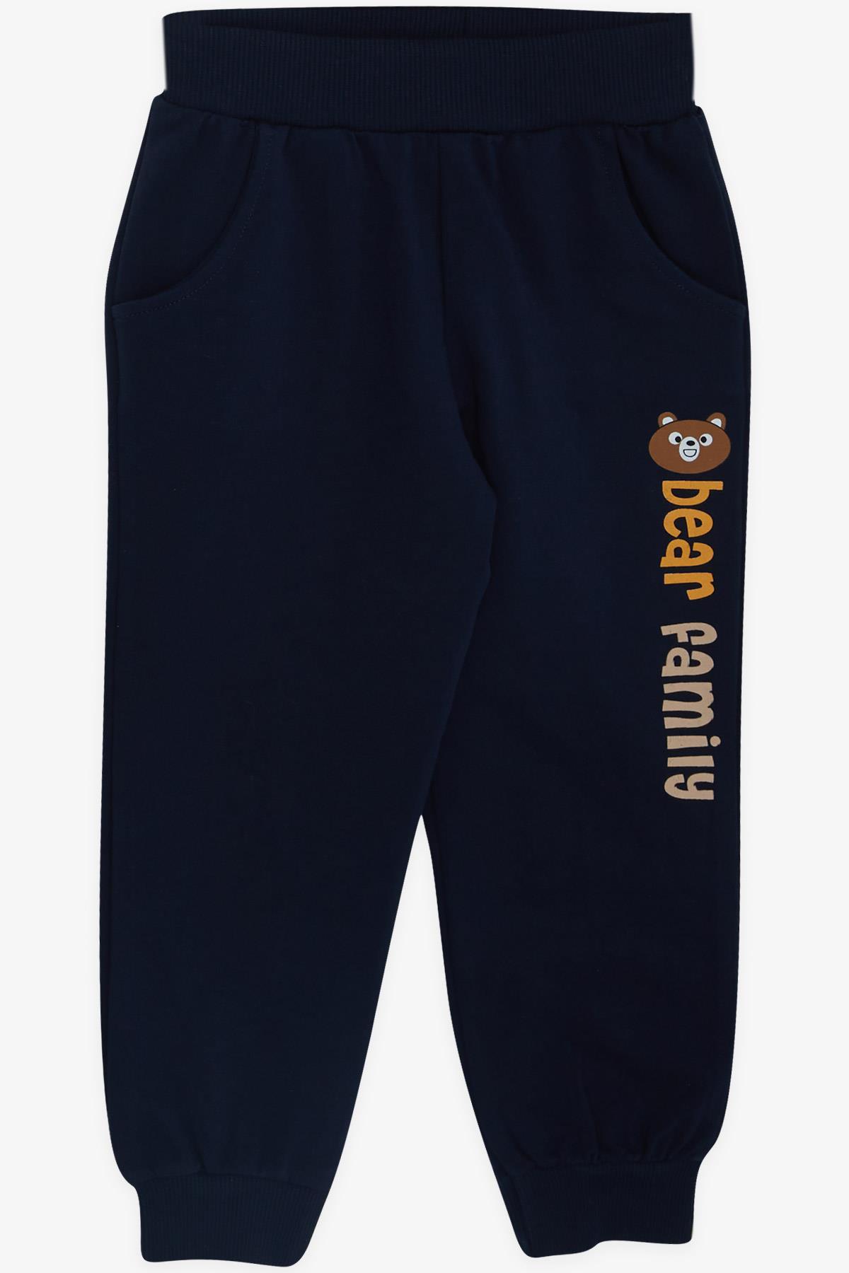 Breeze Erkek Bebek  Eşofman Takım Sevimli Ayıcıklar Desenli Karışık Renk (9 Ay-3 Yaş)