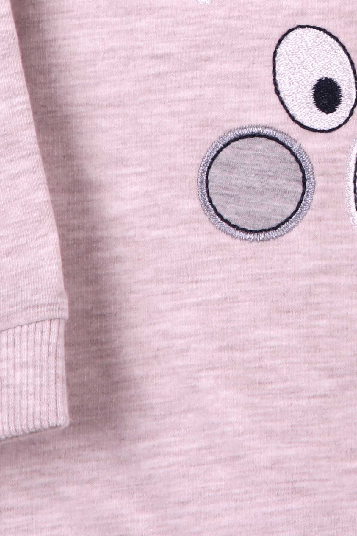 Breeze Erkek Bebek Eşofman Takımı Ayıcık Nakışlı Bej (6 Ay-1.5 Yaş)