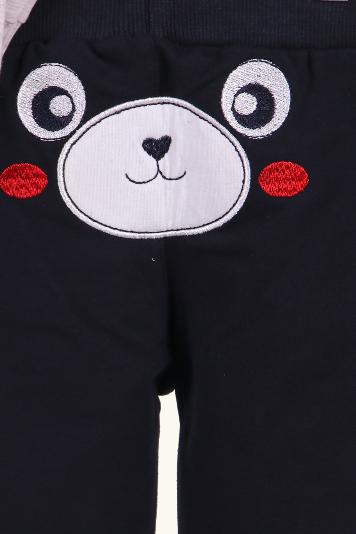 Breeze Erkek Bebek Eşofman Takımı Ayıcıklı Bej (9 Ay-3 Yaş)