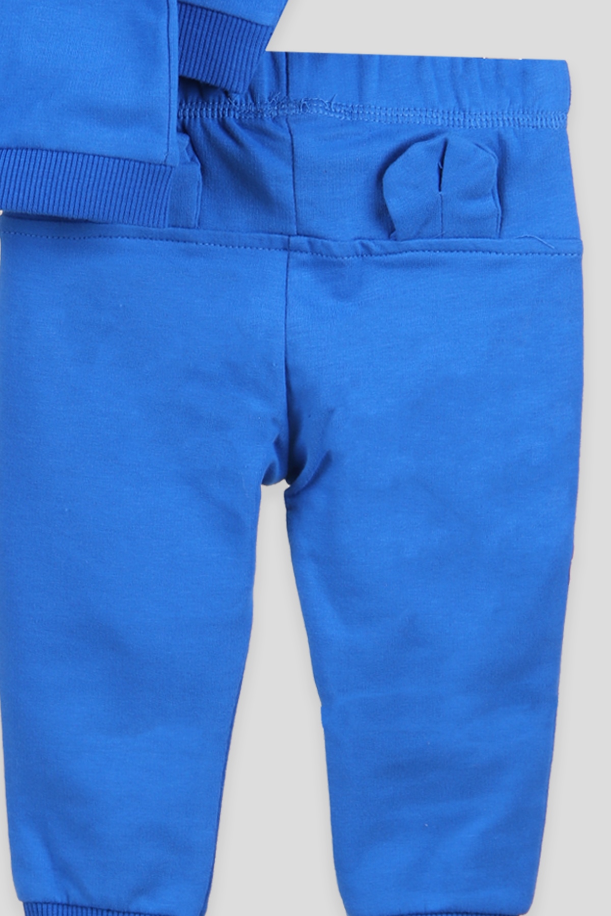 Breeze Erkek Bebek Eşofman Takımı Ayıcık Nakışlı Mavi (6 Ay-2 Yaş)