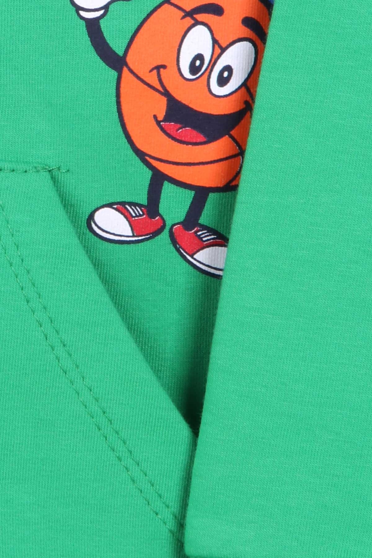 Breeze Erkek Bebek Eşofman Takımı Baskılı Yeşil (9 Ay-3 Yaş)