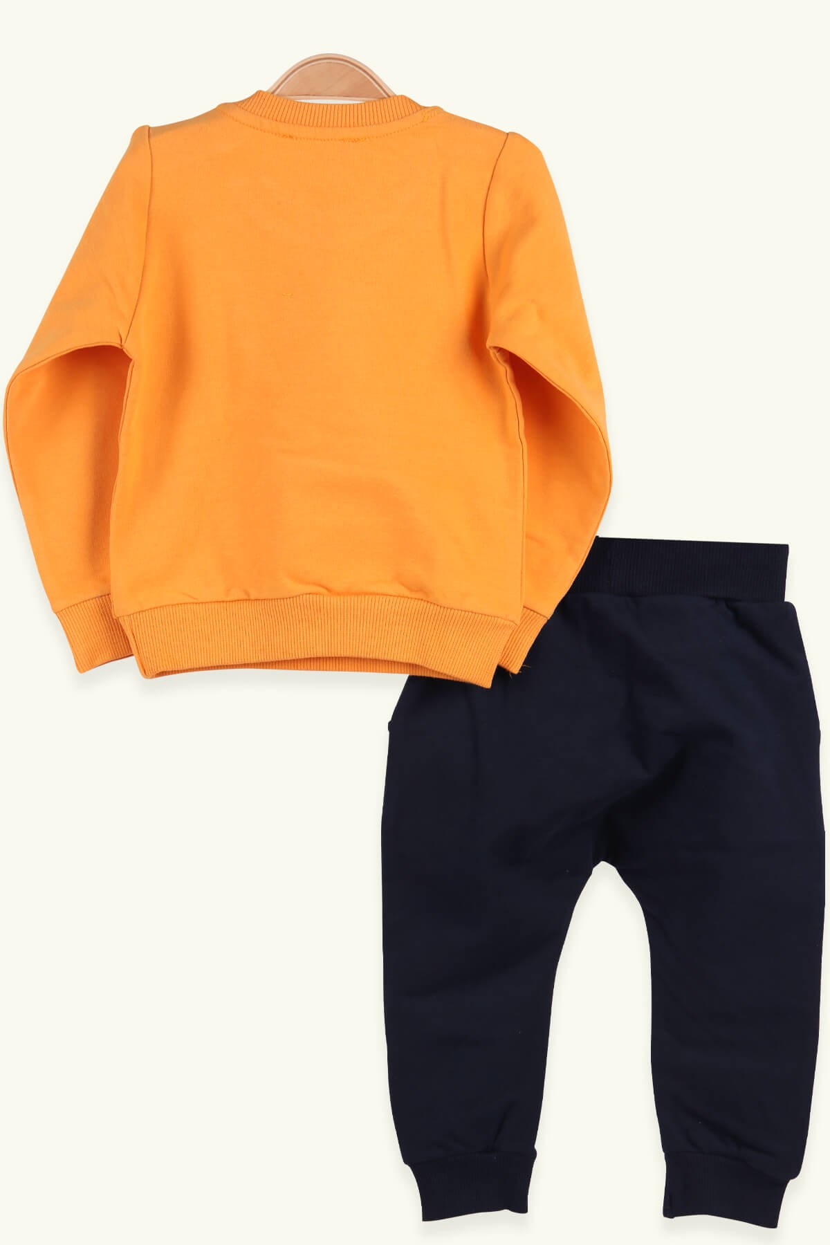 Breeze Erkek Bebek Eşofman Takımı Çocuk Baskılı Sarı (9 Ay-3 Yaş)