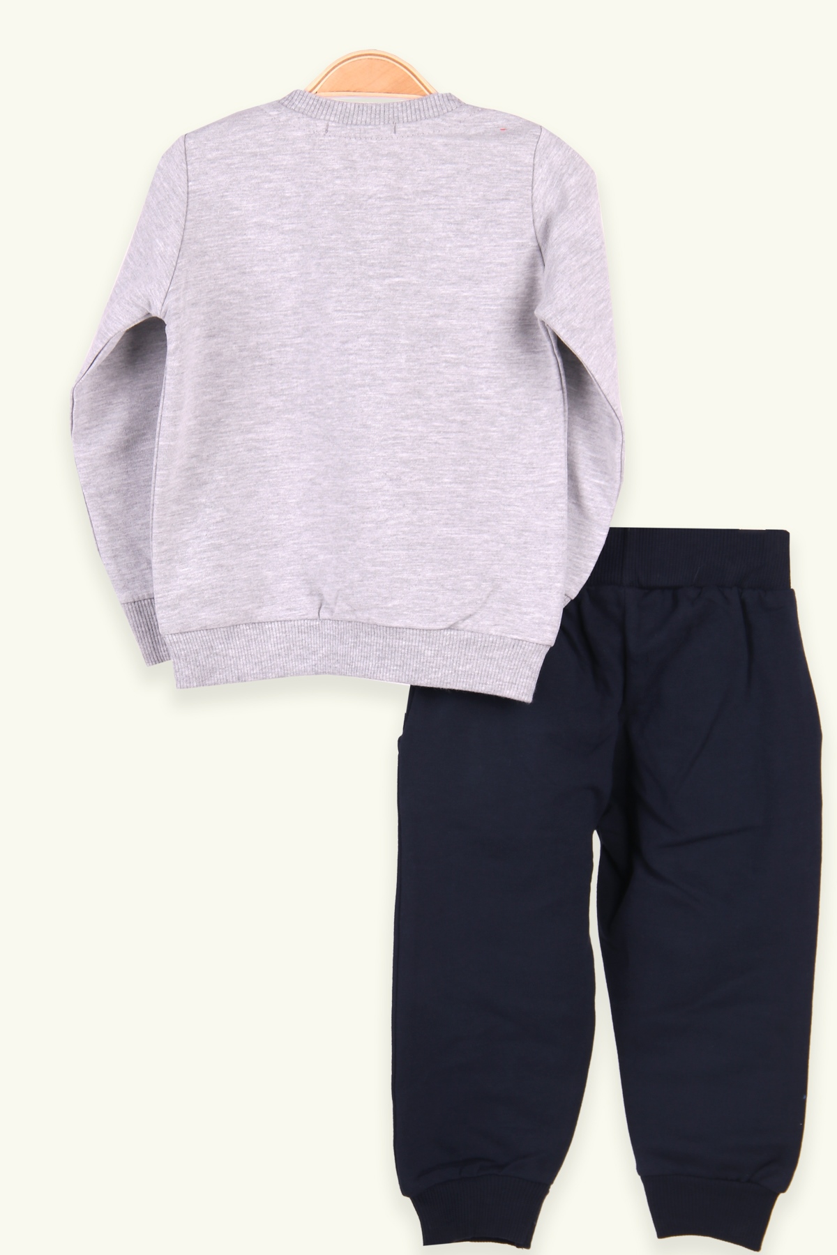 Breeze Erkek Bebek Eşofman Takımı Gri-Lacivert (9 Ay-3 Yaş)