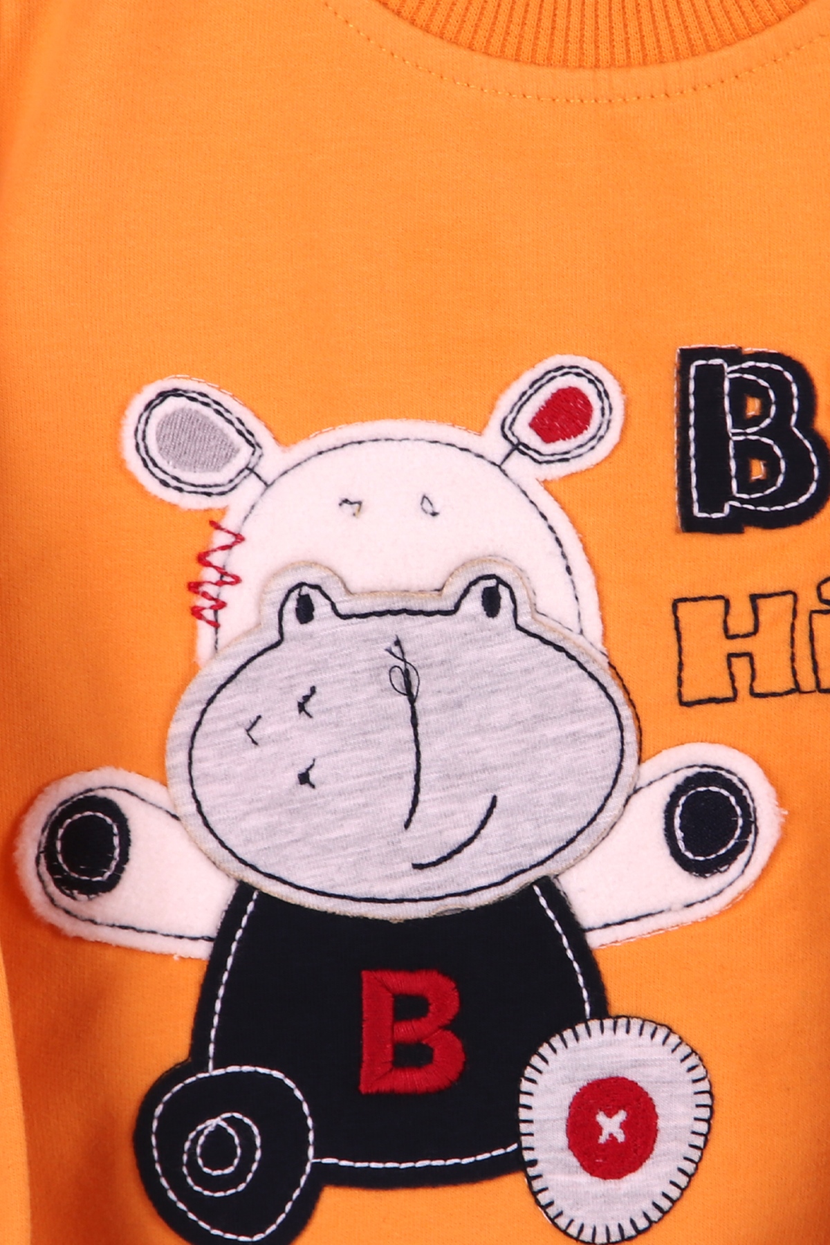 Breeze Erkek Bebek Eşofman Takımı Hippolu Sarı (6-24 Ay)