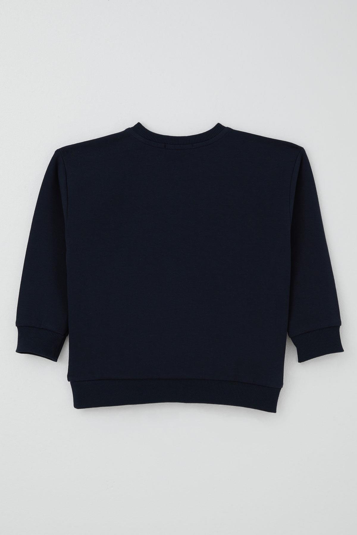 Breeze Erkek Bebek Eşofman Takımı Kaykay Zamanı Lacivert (9 Ay-3 Yaş)