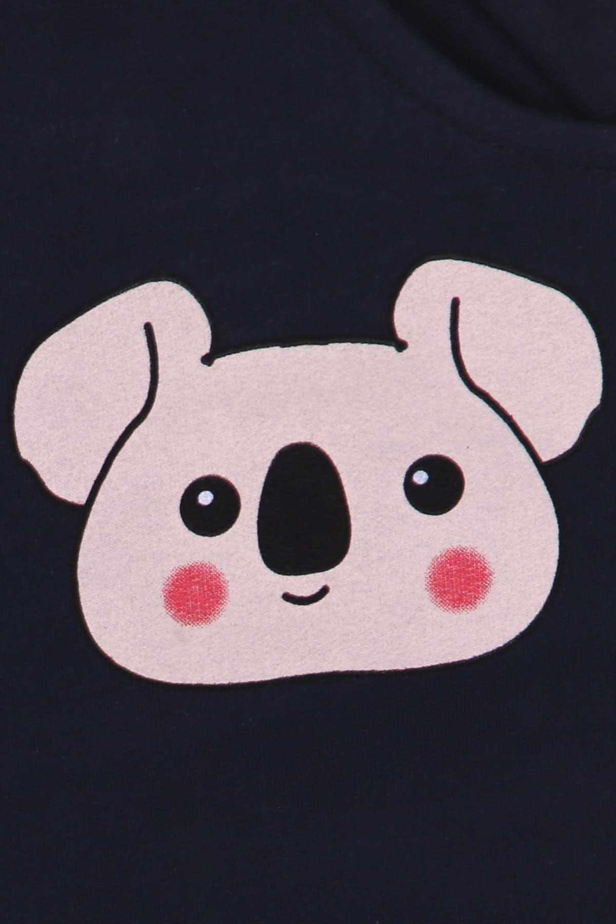 Breeze Erkek Bebek Eşofman Takımı Koala Baskılı Kırmızı (6 Ay-2 Yaş)