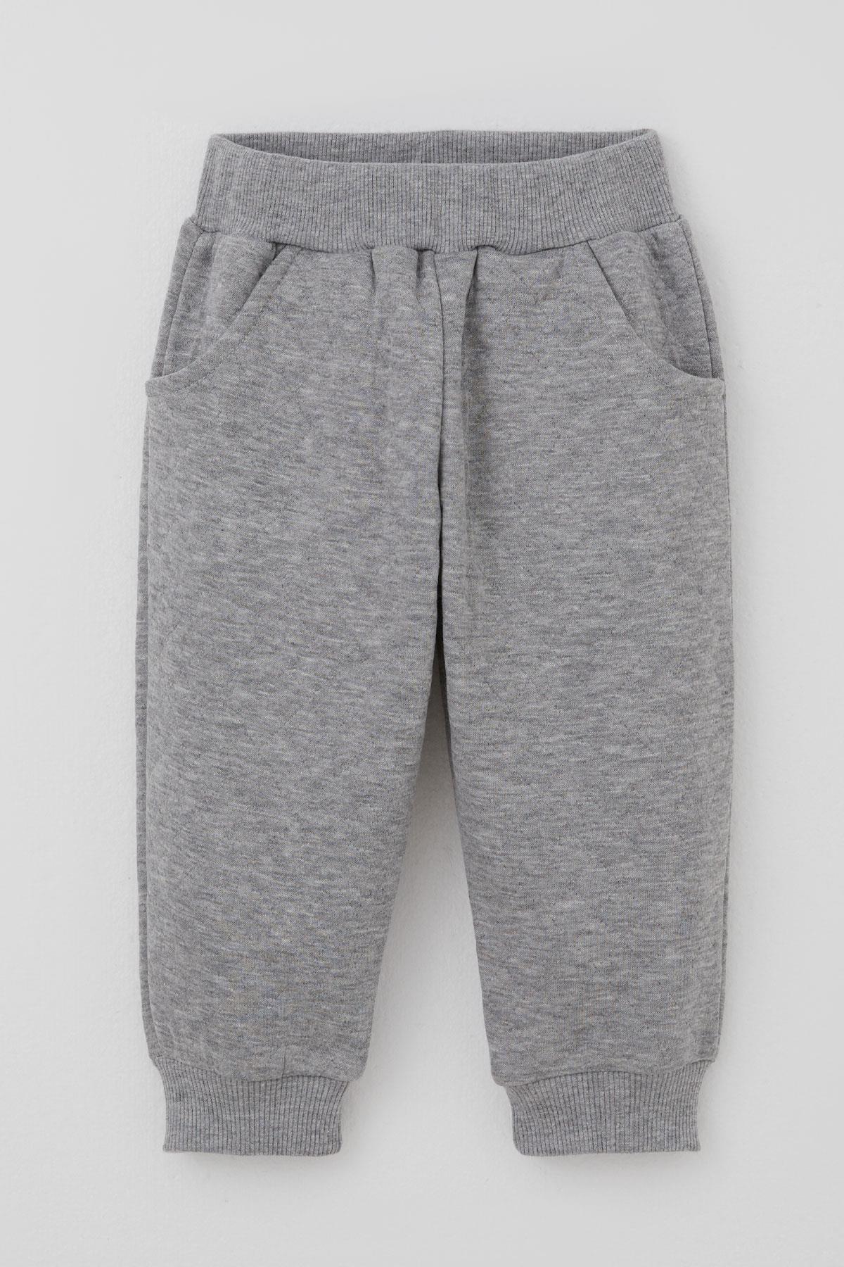 Breeze Erkek Bebek Eşofman Takımı Sevimli Zürafa Baskılı Kapitone Desenli Ekru (6 Ay-1.5 Yaş)