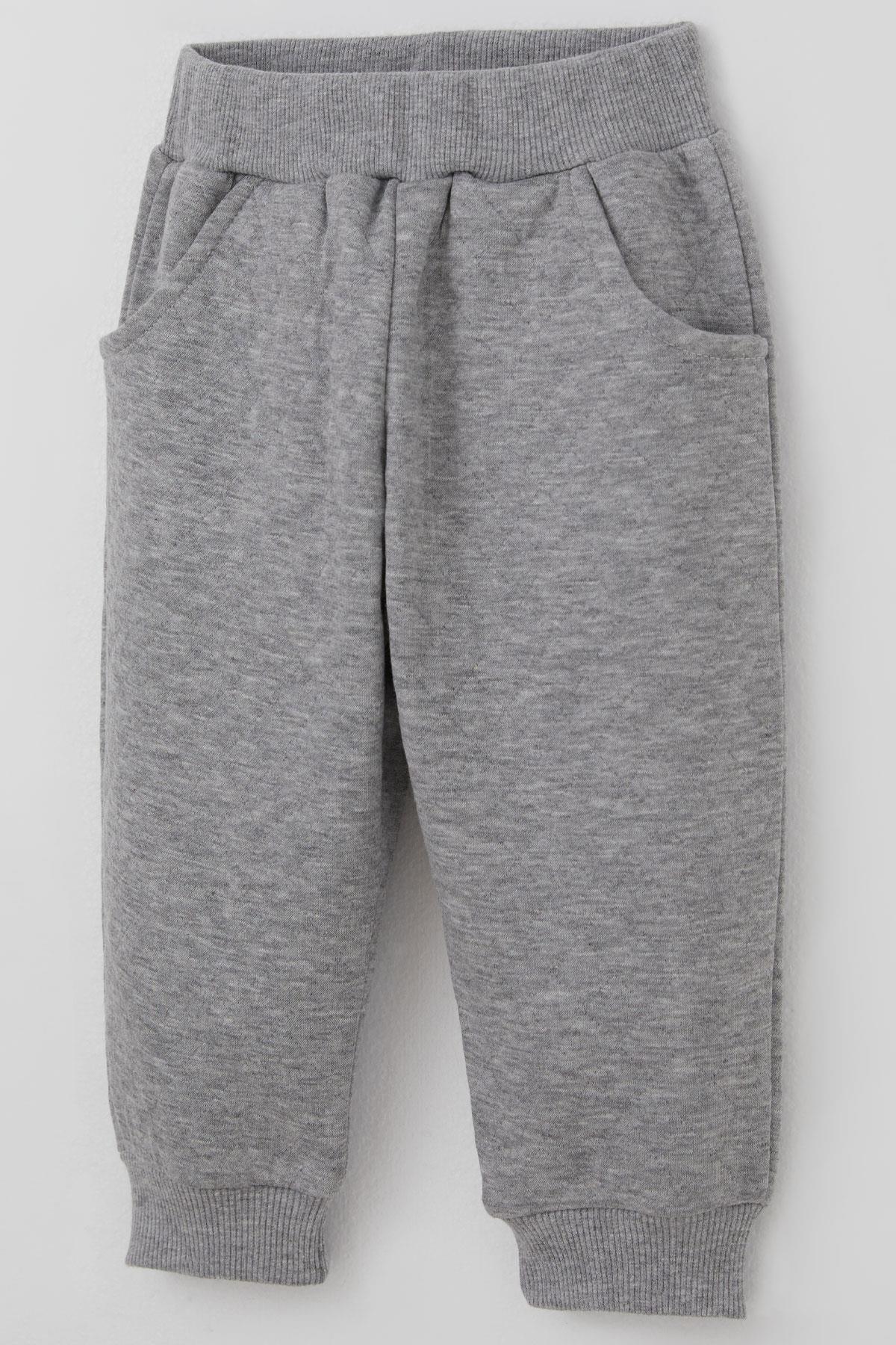 Breeze Erkek Bebek Eşofman Takımı Sevimli Zürafa Baskılı Kapitone Desenli Ekru (6 Ay-1.5 Yaş)