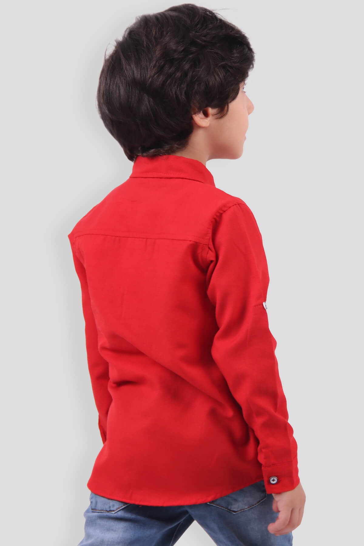 Breeze Erkek Bebek Gömlek Kırmızı (6 Ay-3 Yaş)