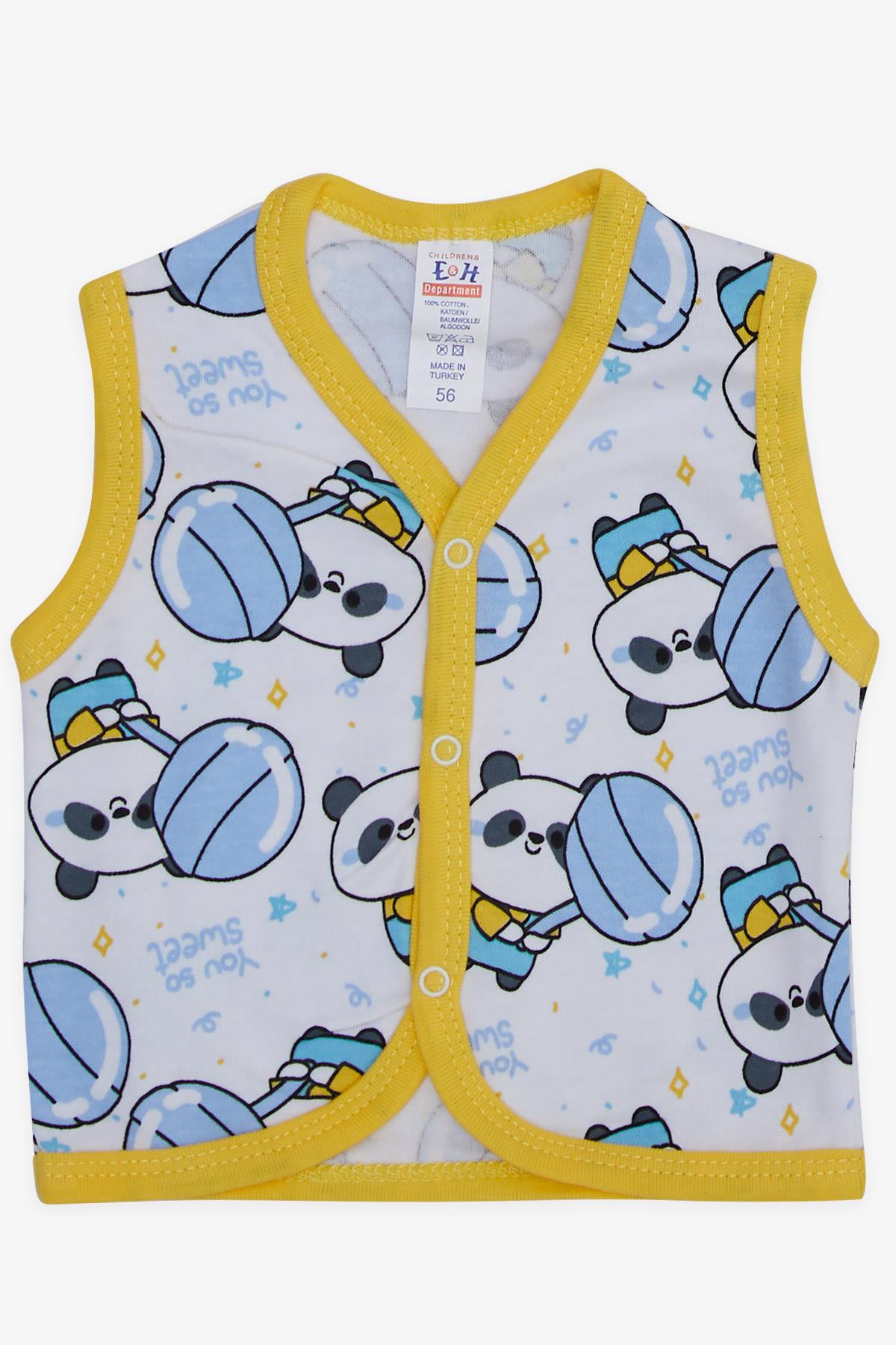 Breeze Erkek Bebek Hastane Çıkışı 8 li Sevimli Şekerci Panda Beyaz (0-3 Ay)