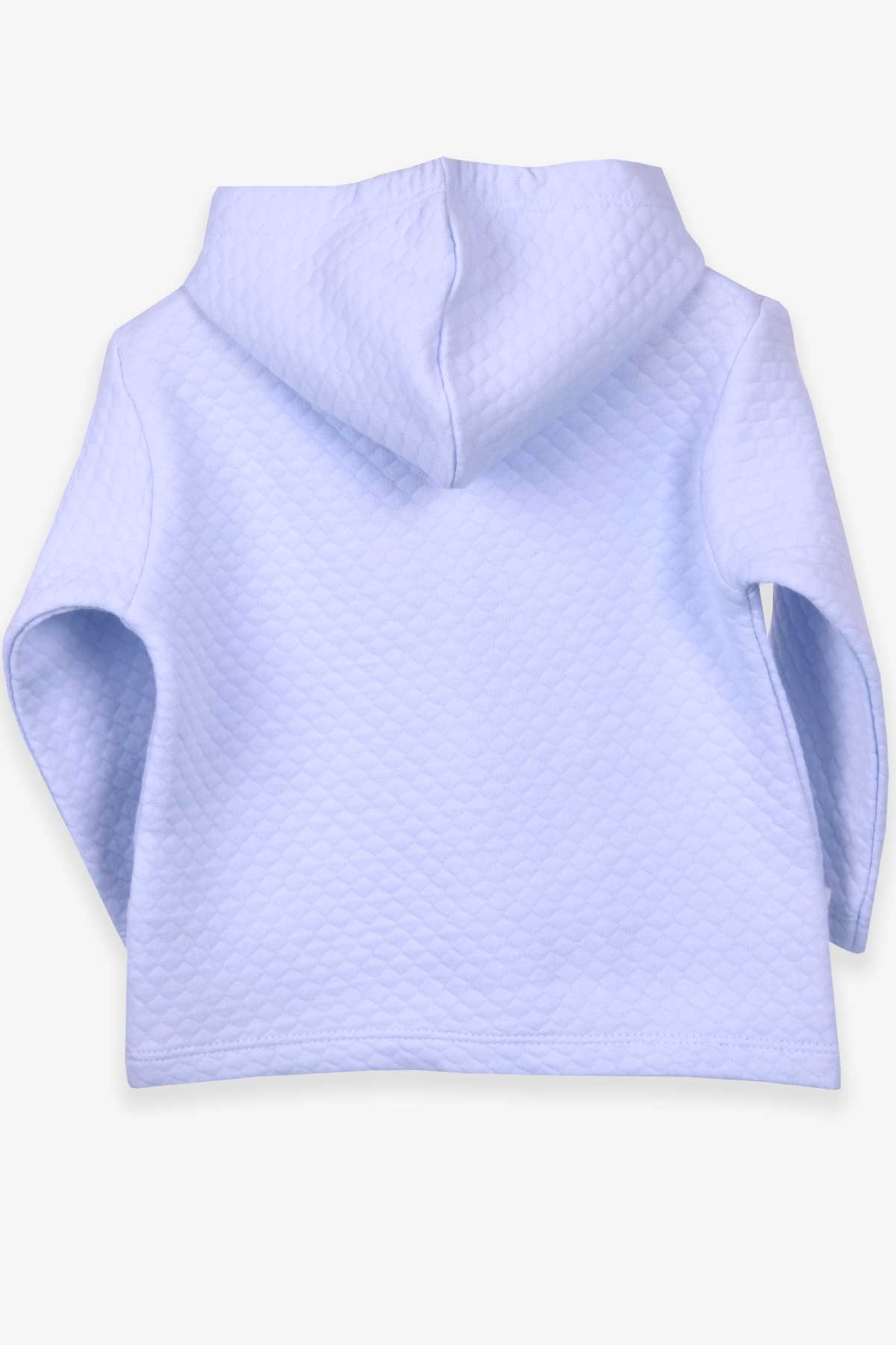 Breeze Erkek Bebek Hırka Basic Bebe Mavisi (0-3-9 Ay)