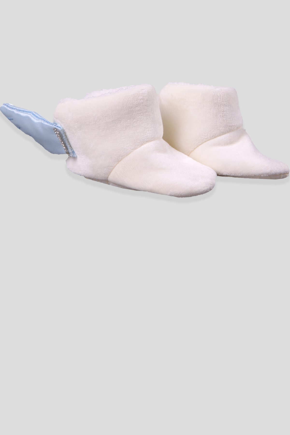 Breeze Erkek Bebek Panduf Melek Kanatlı Ekru (Standart)
