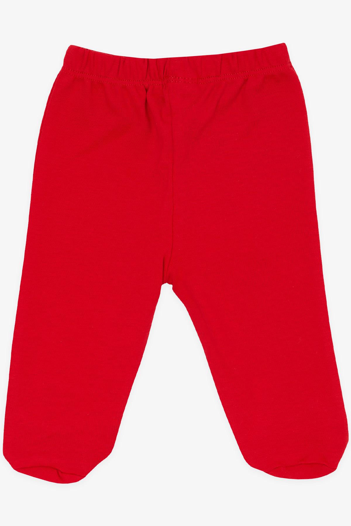 Breeze Erkek Bebek Patikli Alt Basic Kırmızı (0-3 Ay-)