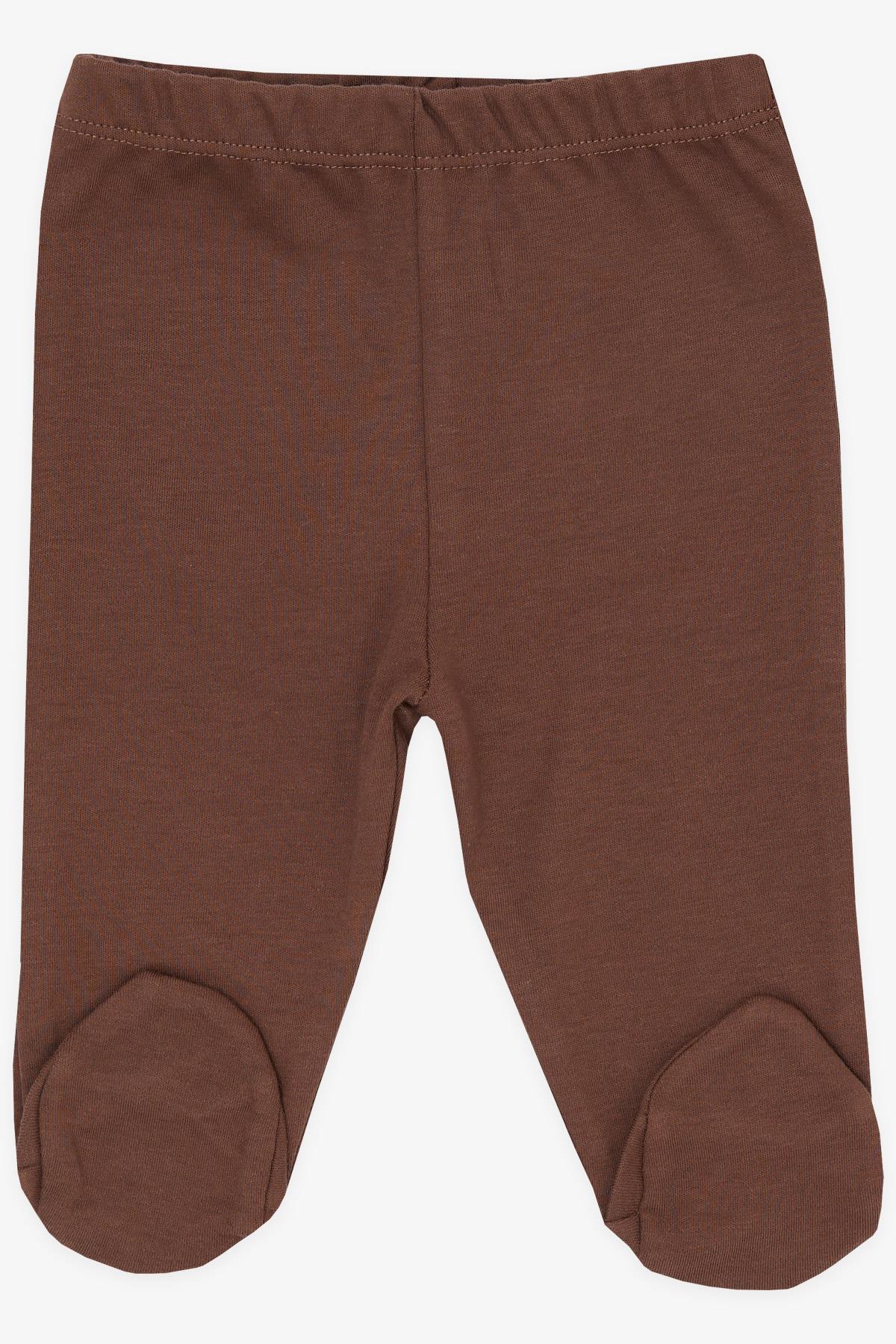 Breeze Erkek Bebek Patikli Alt Basic Kahverengi (0-3 Ay-)