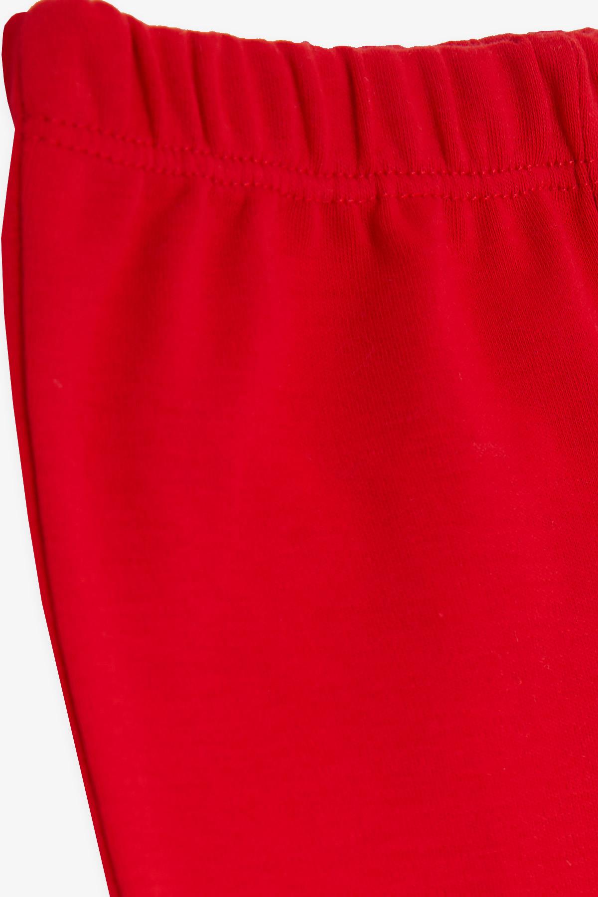 Breeze Erkek Bebek Patikli Alt Basic Kırmızı (0-3 Ay-)