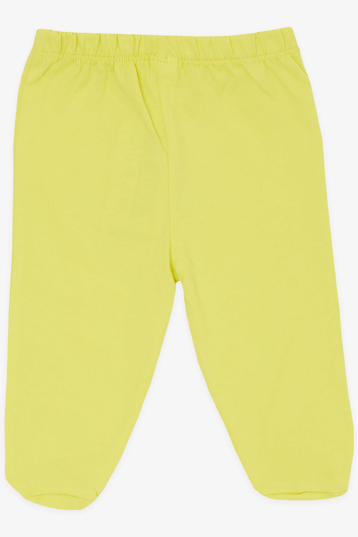Breeze Erkek Bebek Patikli Alt Basic Neon Sarı (0-3 Ay-)