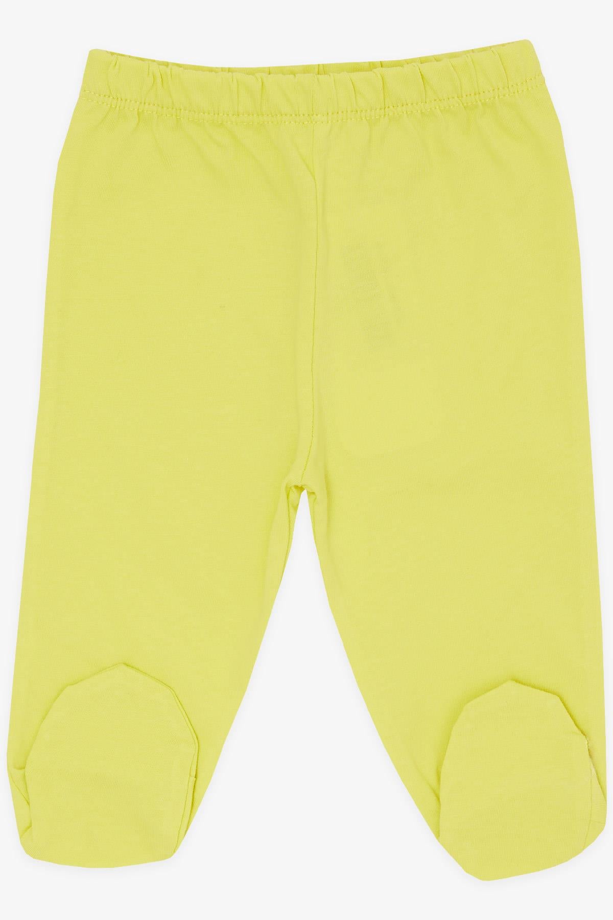 Breeze Erkek Bebek Patikli Alt Basic Neon Sarı (0-3 Ay-)