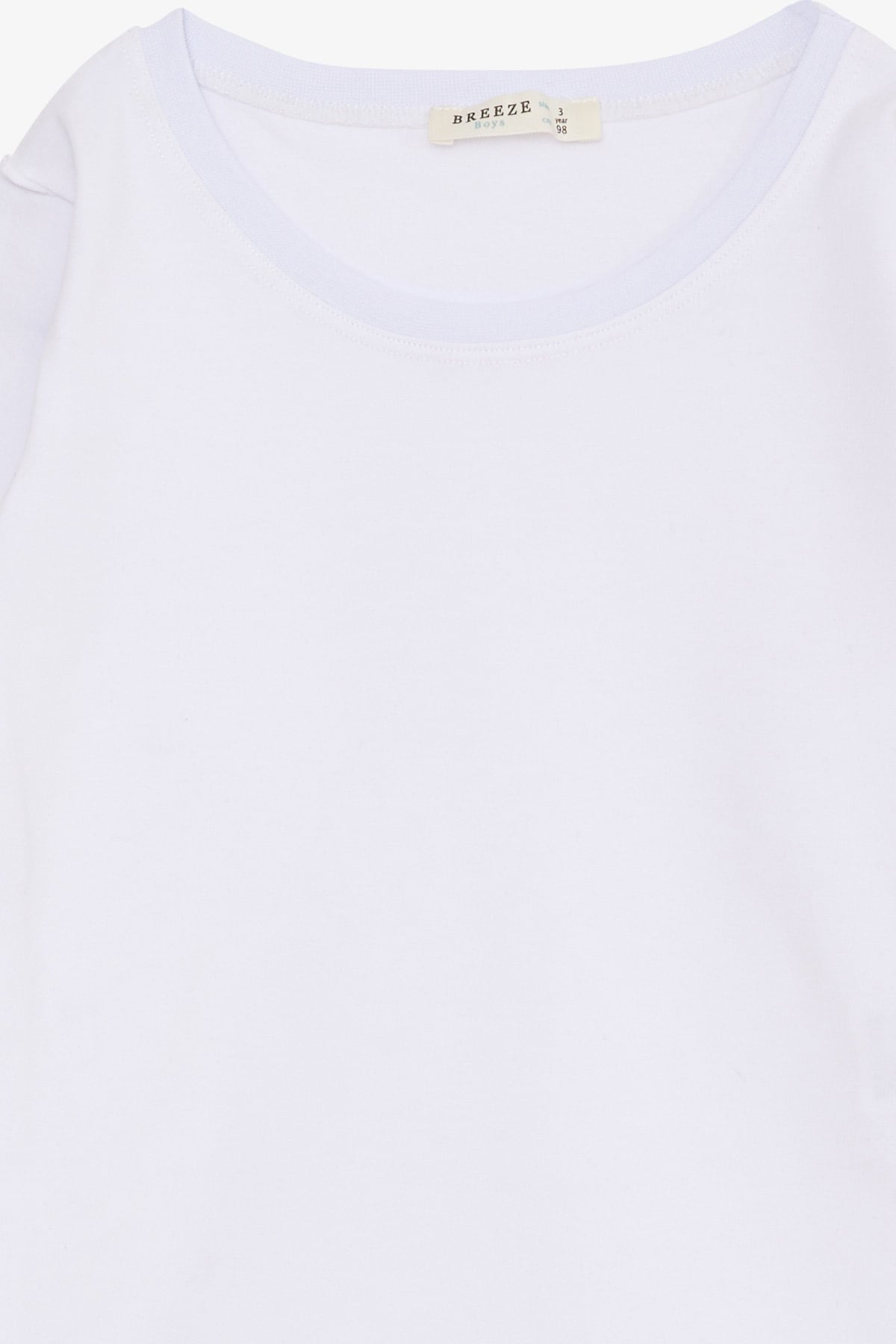 Breeze Erkek Bebek Pijama Takımı Basic Beyaz (9 Ay-3 Yaş)