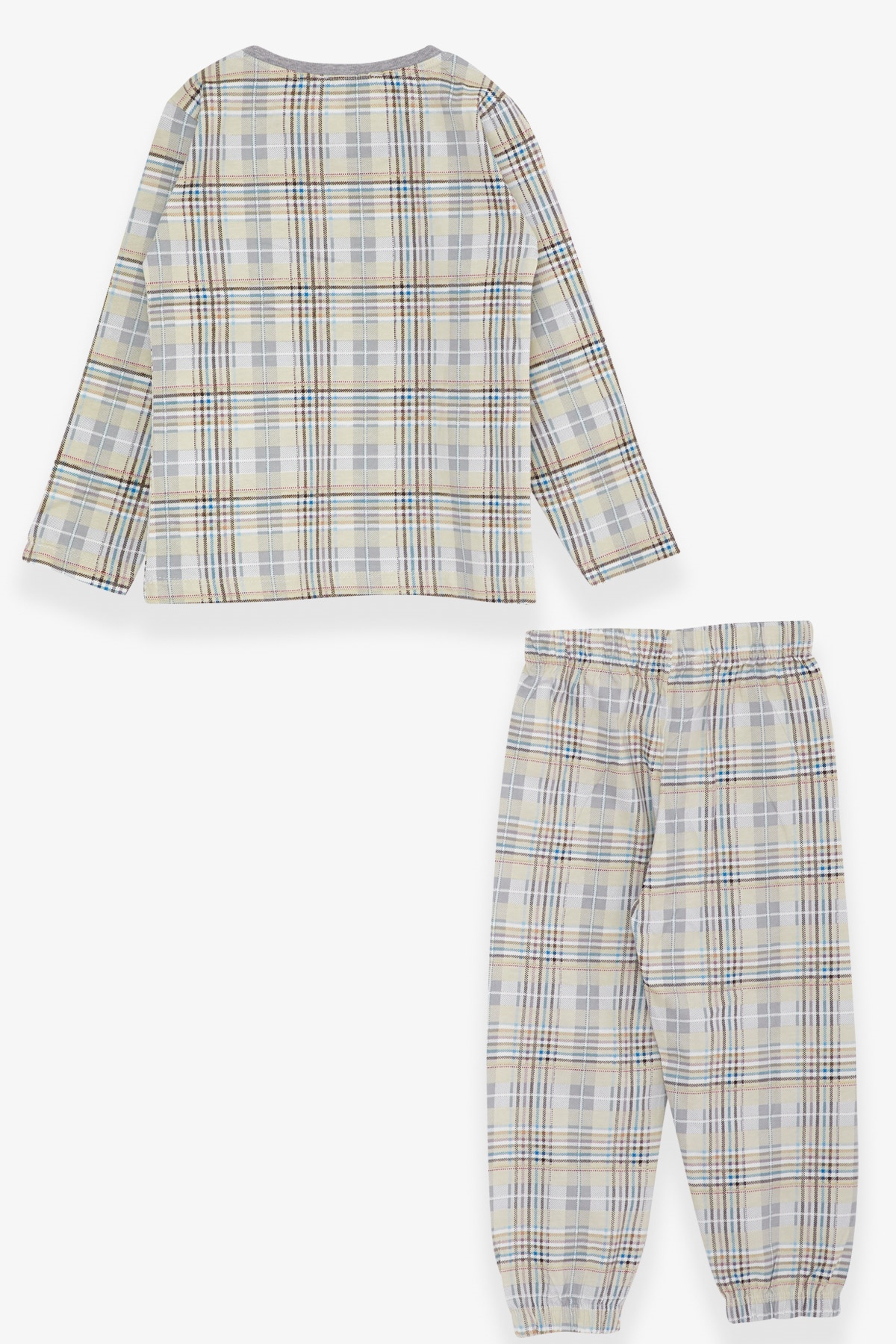 Breeze Erkek Bebek Pijama Takımı Desenli Bej (9 Ay-3 Yaş)