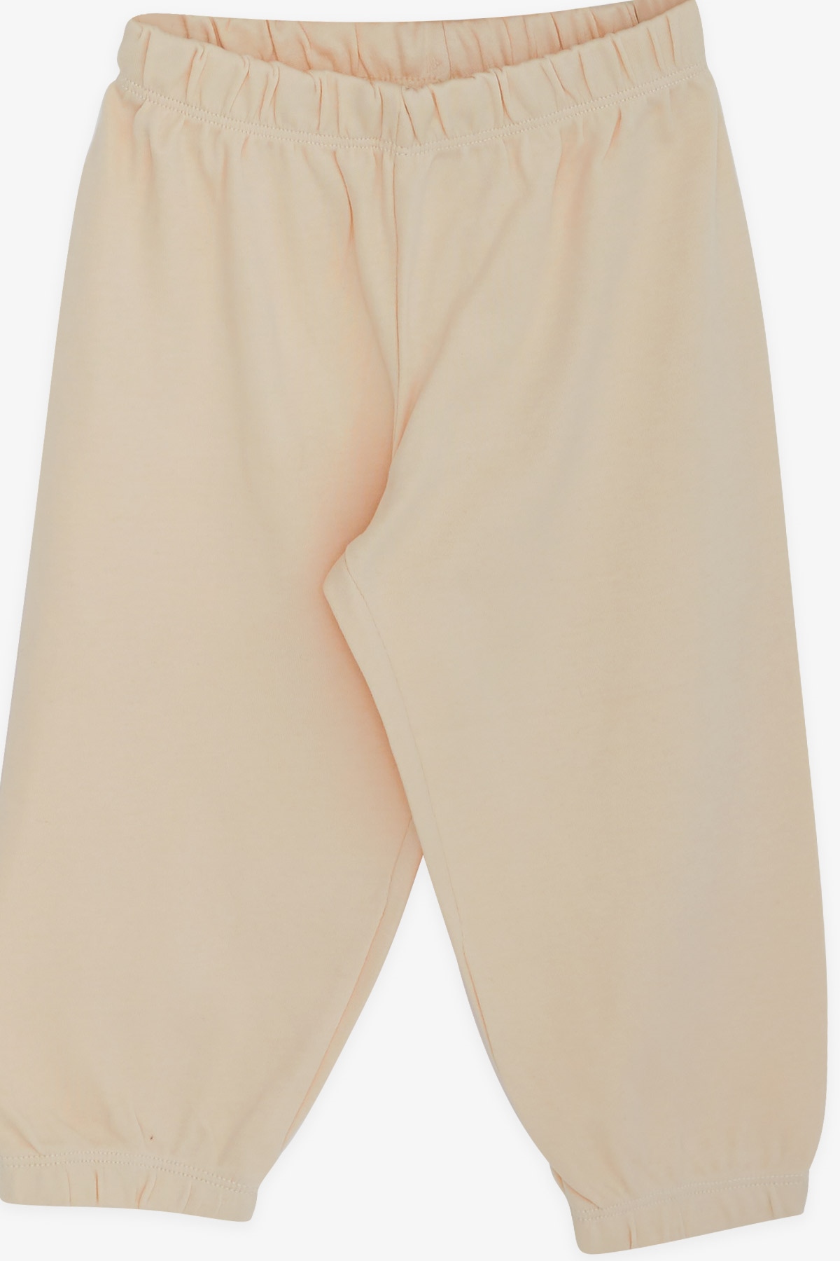 Breeze Erkek Bebek Pijama Takımı Düz Renk Krem (9 Ay-1.5 Yaş)