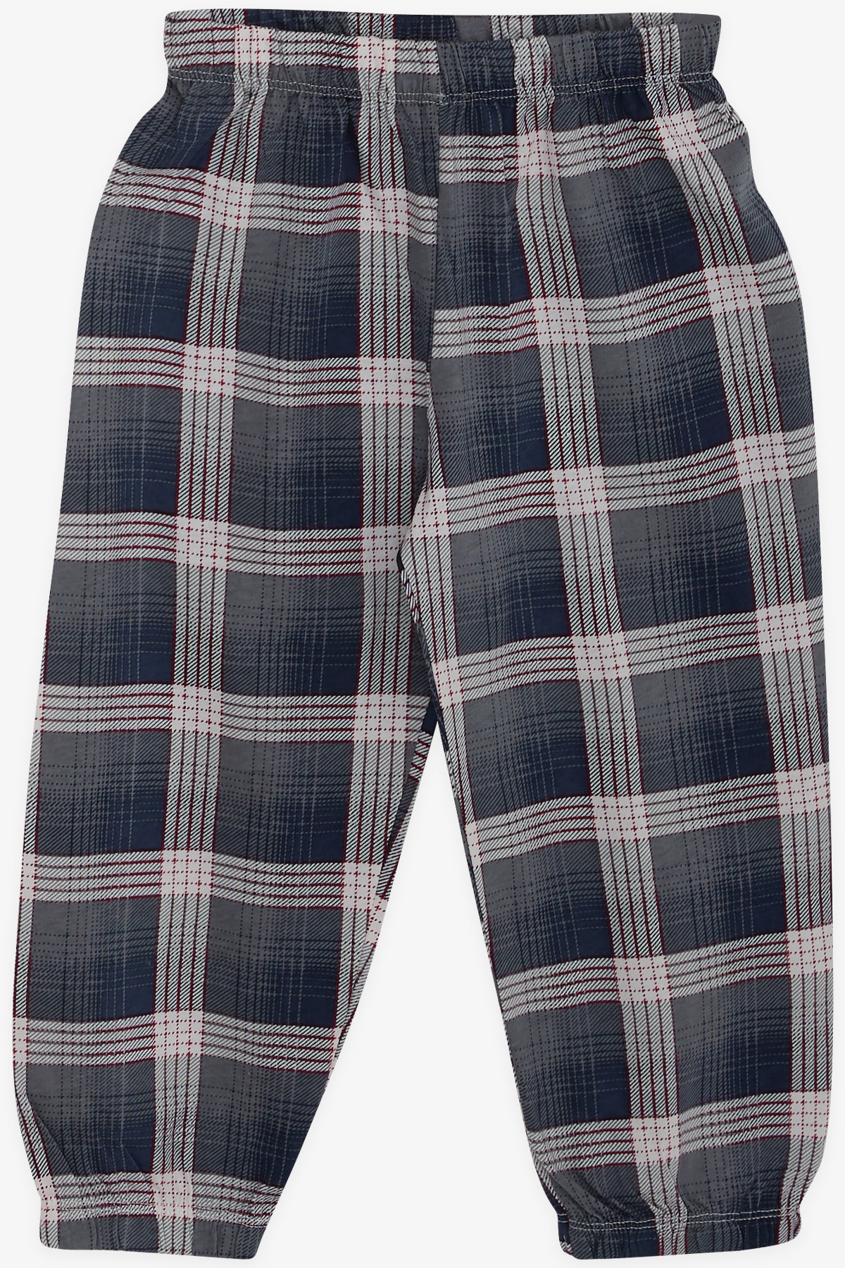 Breeze Erkek Bebek Pijama Takımı Ekose Desenli Karışık Renk (9 Ay-3 Yaş)