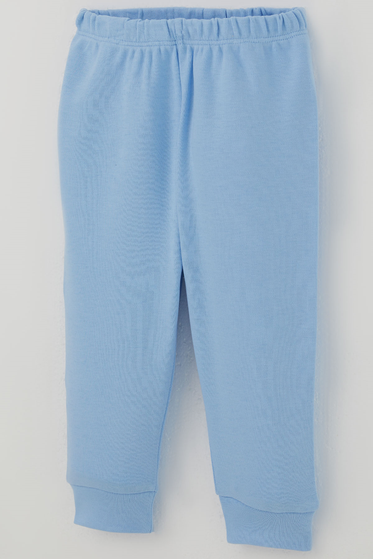 Breeze Erkek Bebek Pijama Takımı Ekose Desenli Önden Çıtçıtlı Mavi (4 Ay-1 Yaş)