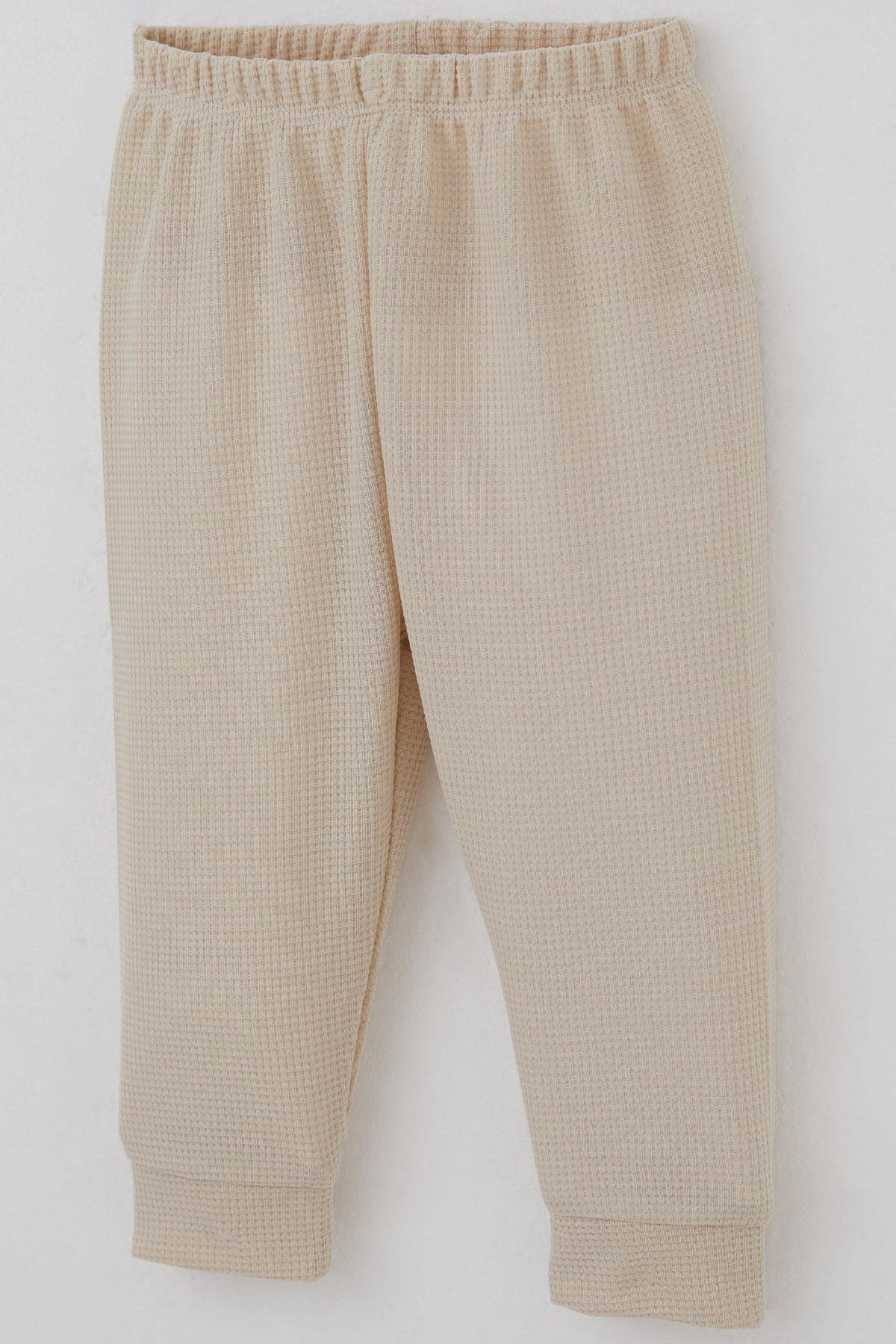 Breeze Erkek Bebek Pijama Takımı Omuzdan Patlı Sevimli Fil Armalı Taş (4 Ay-1 Yaş)