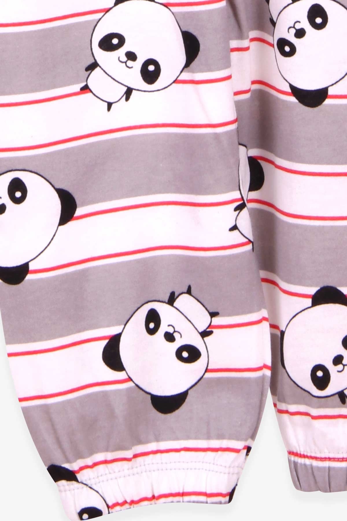 Breeze Erkek Bebek Pijama Takımı Panda Desenli Karışık Renk (9 Ay-3 Yaş)
