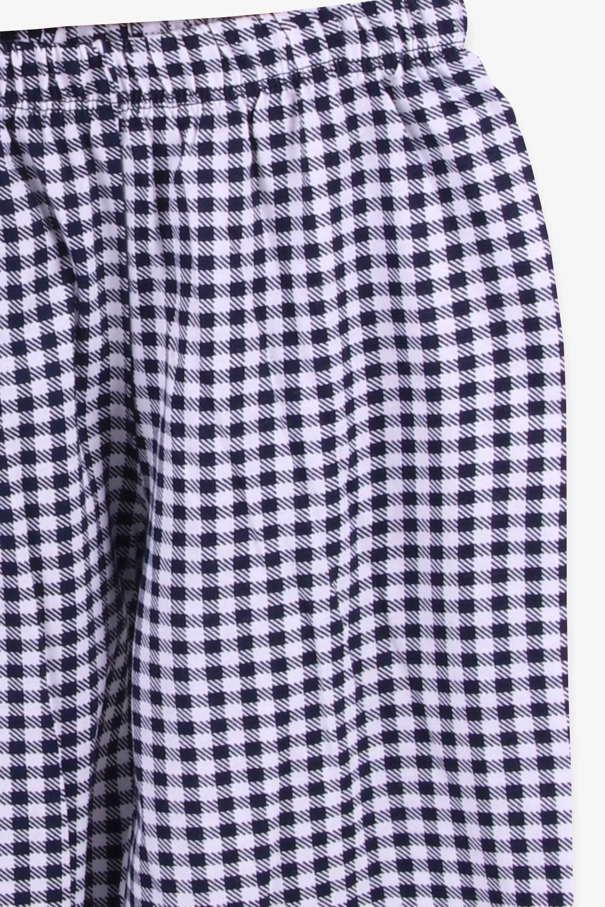 Breeze Erkek Bebek Pijama Takımı Pötikare Desenli Karışık Renk (9 Ay-3 Yaş)