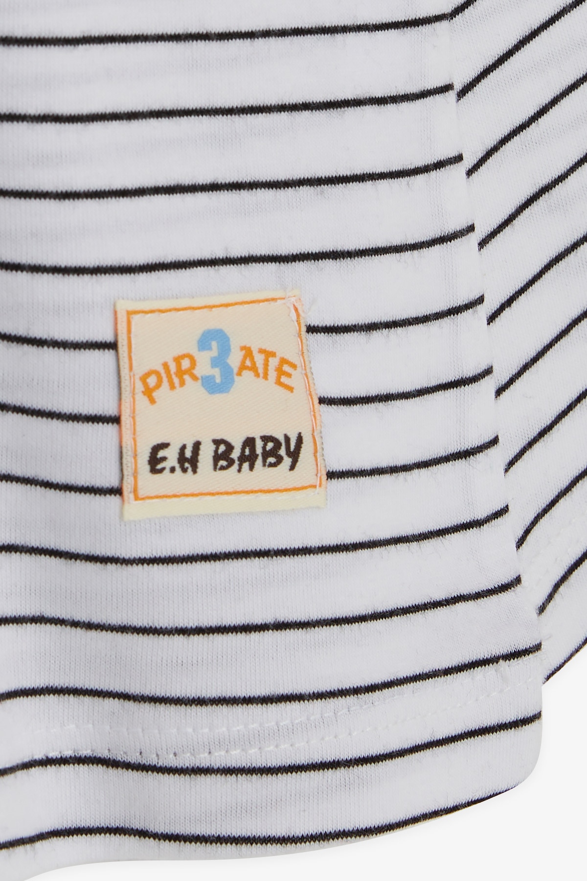 Breeze Erkek Bebek Uzun Kollu Tişört Çizgili Ekru (9 Ay-3 Yaş)