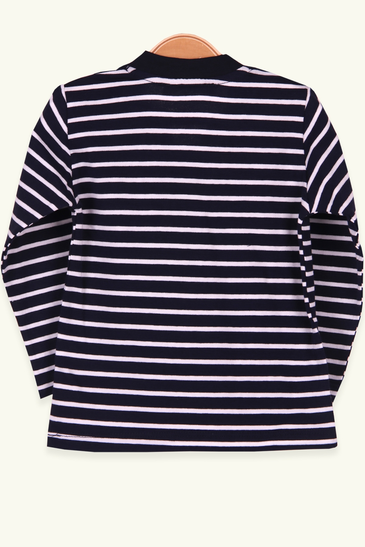 Breeze Erkek Bebek Uzun Kollu Tişört Çizgili Lacivert (9 Ay-3 Yaş)