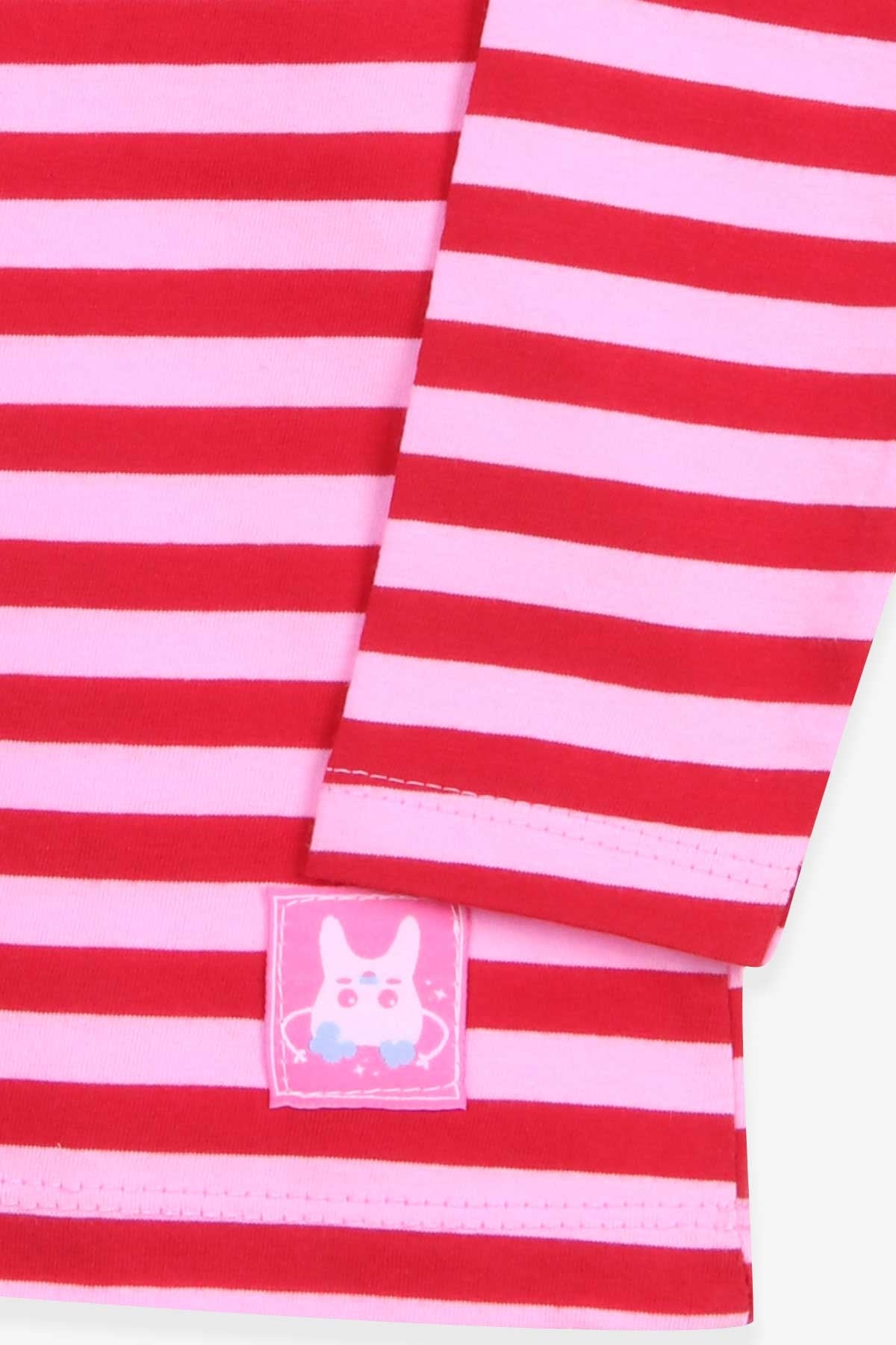 Breeze Erkek Bebek Uzun Kollu Tişört Patlı Çizgili Kırmızı (9 Ay-3 Yaş)