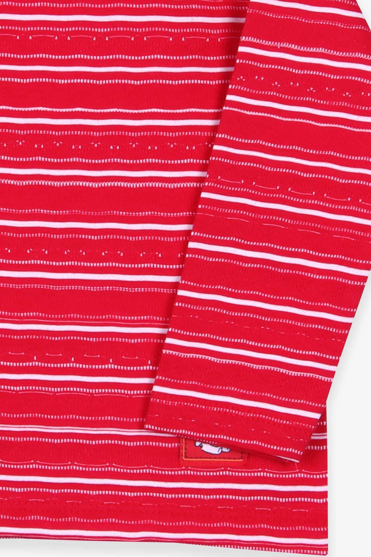 Breeze Erkek Bebek Uzun Kollu Tişört Patlı Çizgili Kırmızı (9 Ay-3 Yaş)