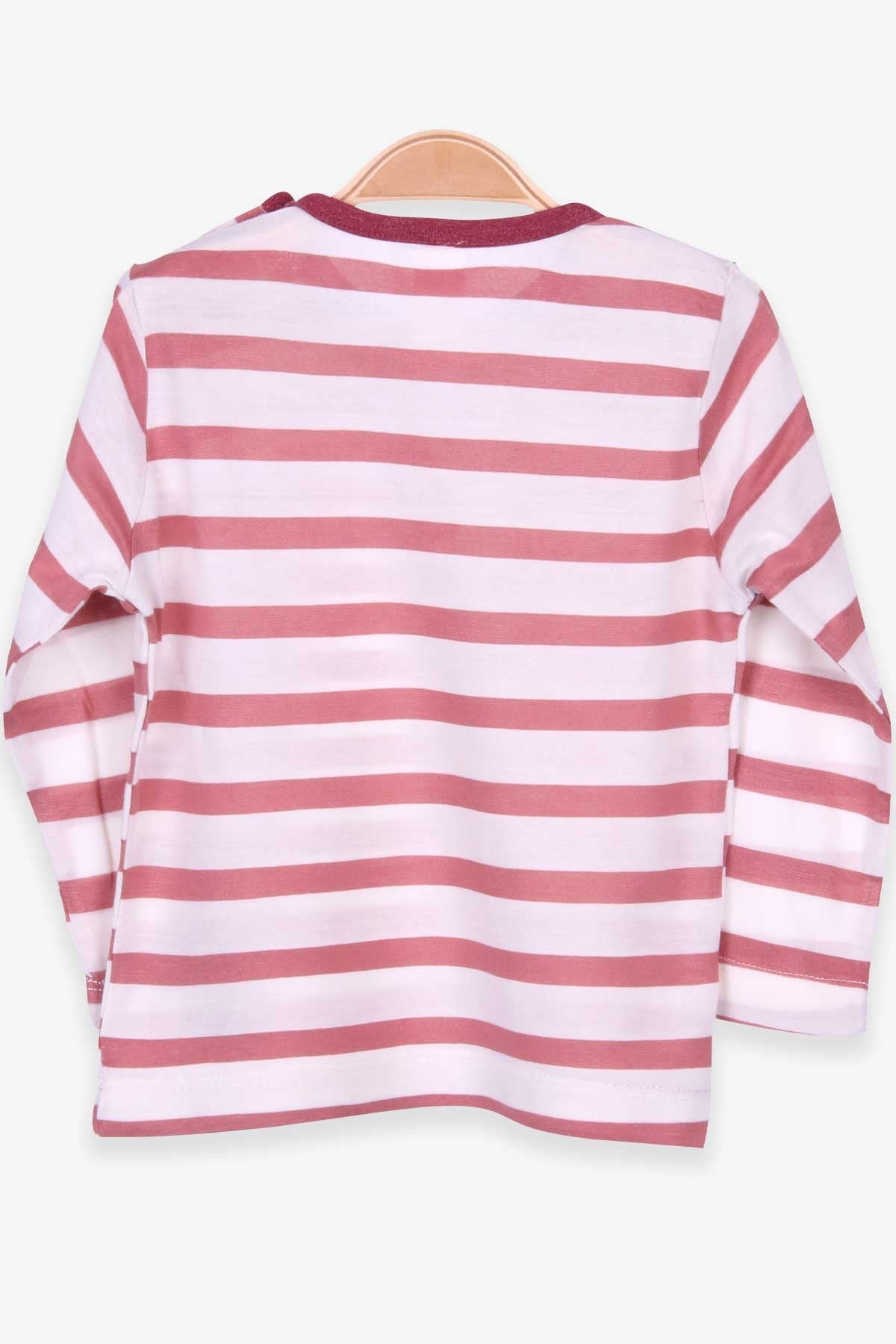 Breeze Erkek Bebek Uzun Kollu Tişört Patlı Çizgili Ekru (9 Ay-3 Yaş)
