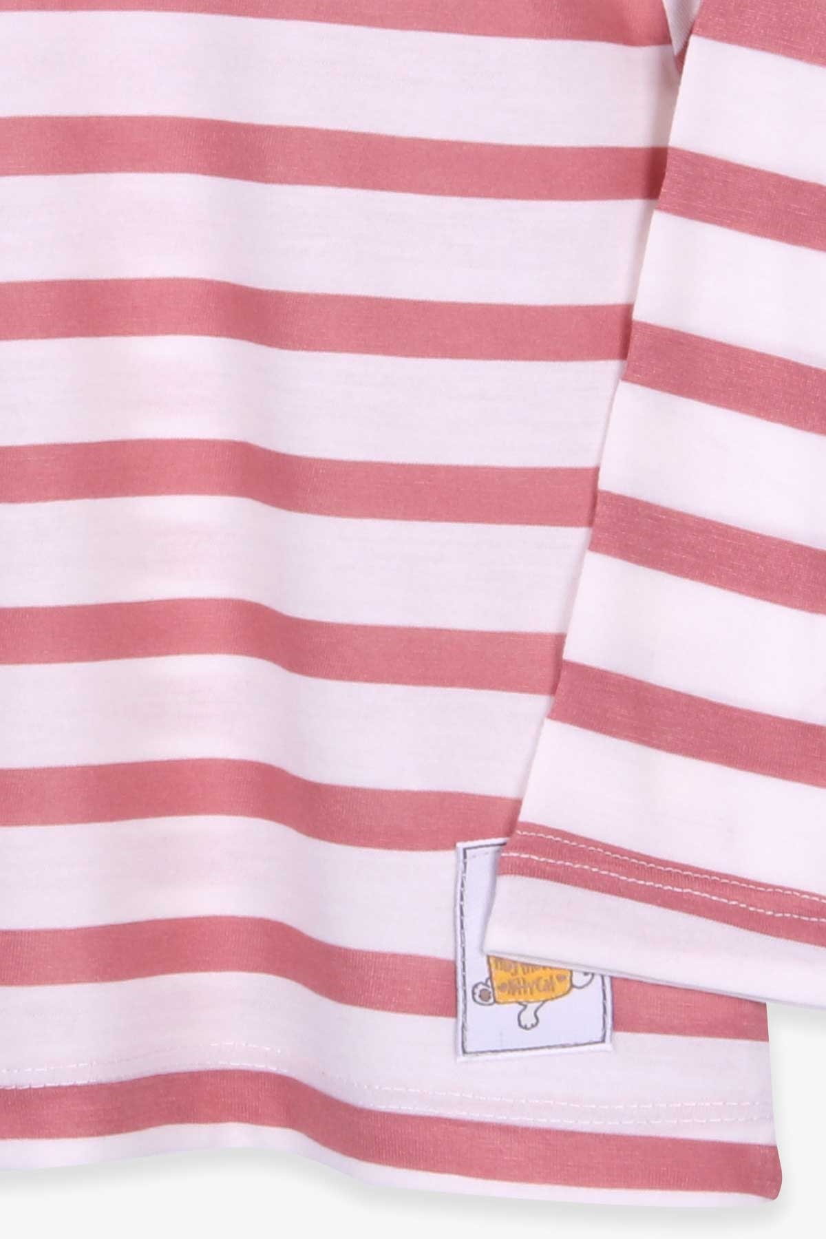 Breeze Erkek Bebek Uzun Kollu Tişört Patlı Çizgili Ekru (9 Ay-3 Yaş)