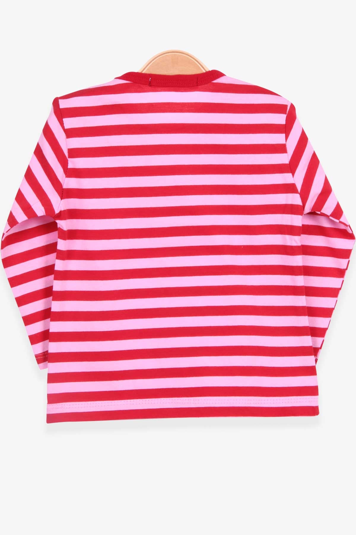 Breeze Erkek Bebek Uzun Kollu Tişört Patlı Çizgili Kırmızı (9 Ay-3 Yaş)