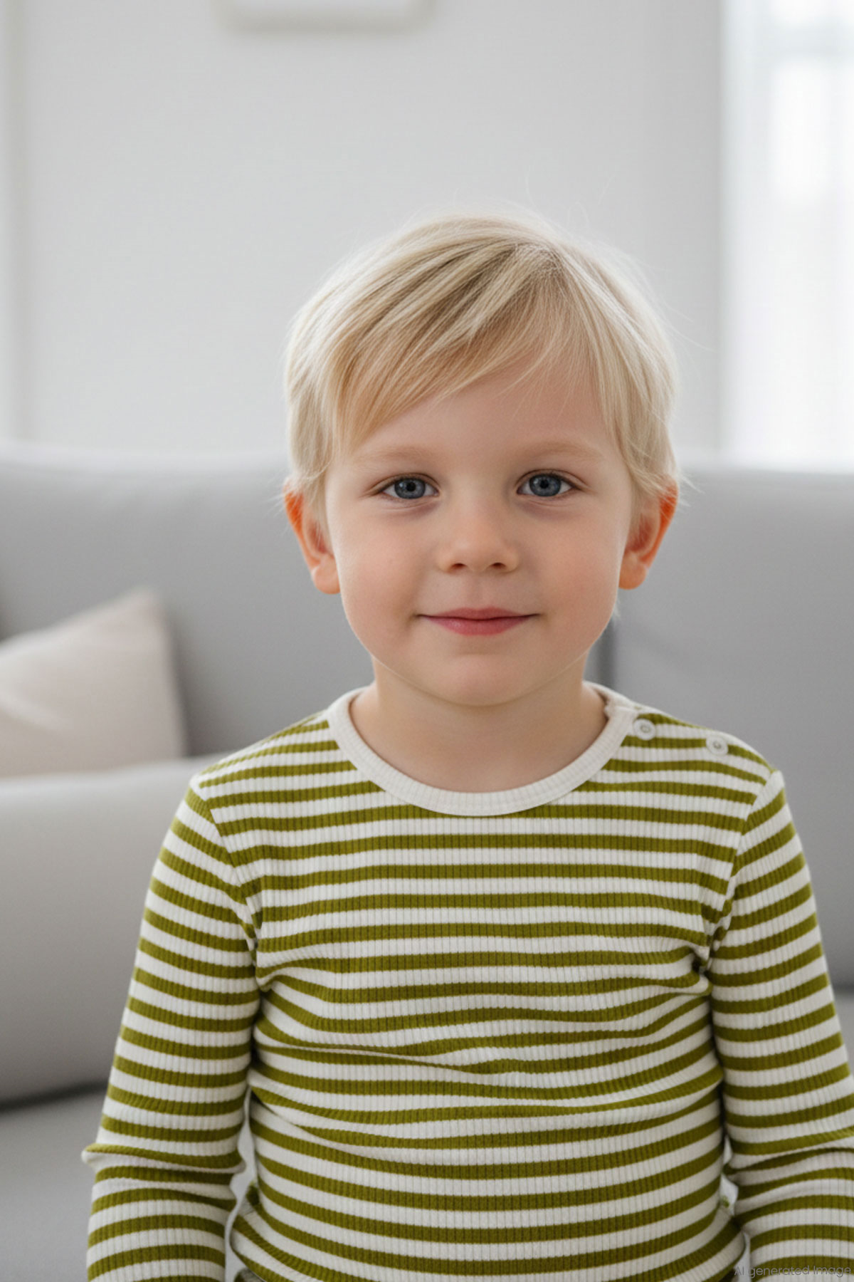 Breeze Erkek Bebek Uzun Kollu Tişört Patlı Çizgili Yeşil (9 Ay)
