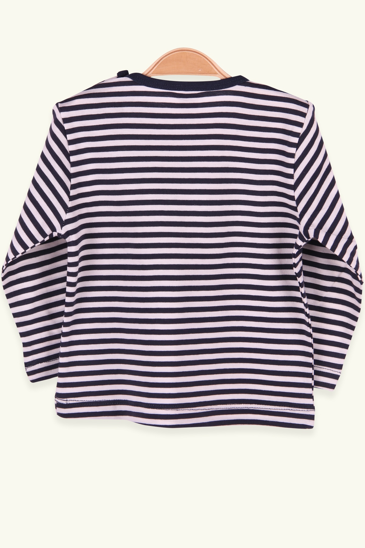 Breeze Erkek Bebek Uzun Kollu Tişört Patlı Çizgili İndigo (9 Ay-3 Yaş)