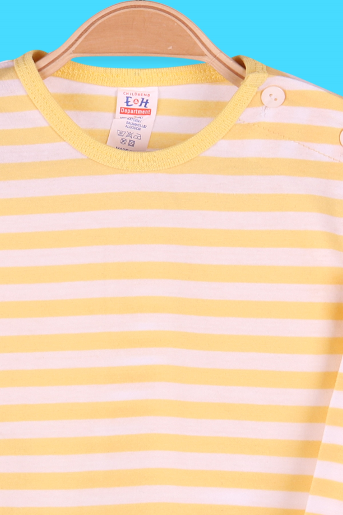 Breeze Erkek Bebek Uzun Kollu Tişört Patlı Çizgili Sarı (9 Ay-3 Yaş)