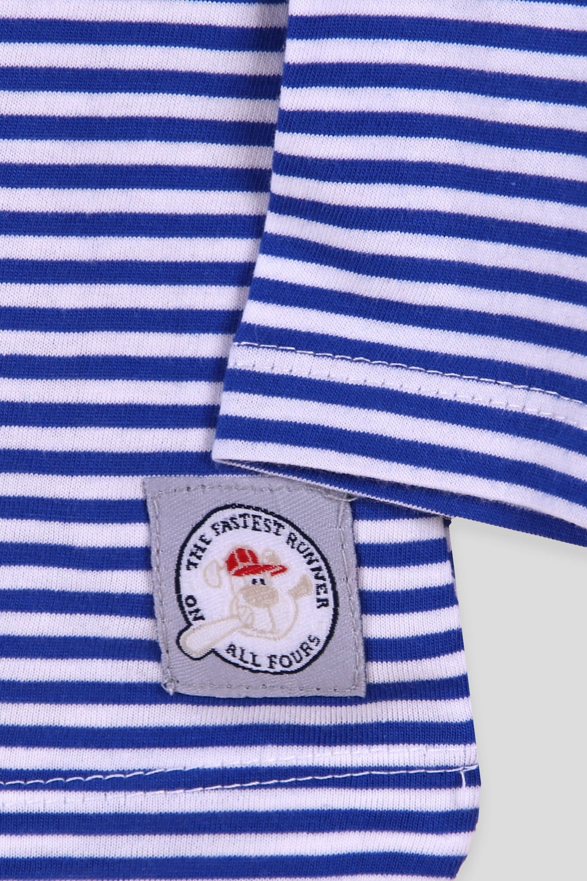 Breeze Erkek Bebek Uzun Kollu Tişört Patlı Çizgili Mavi (9 Ay-3 Yaş)