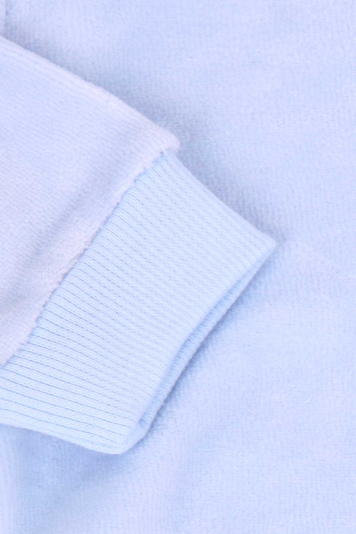 Breeze Erkek Bebek Zıbınlı 3 lü Takım Nakışlı Bebe Mavisi (0-3 Ay-9 Ay)