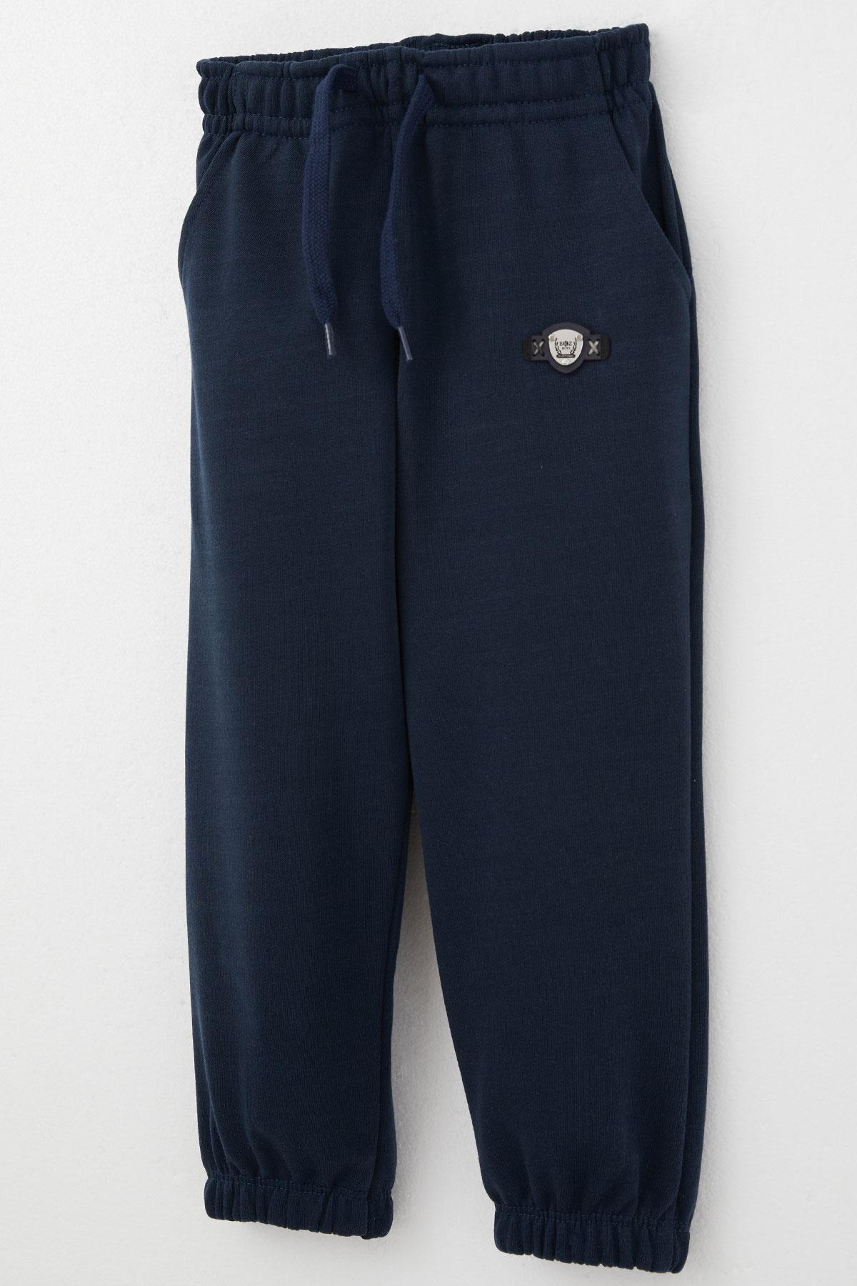 Breeze Erkek Çocuk Alt Armalı Bağcık Aksesuarlı Lacivert (1-4 Yaş)