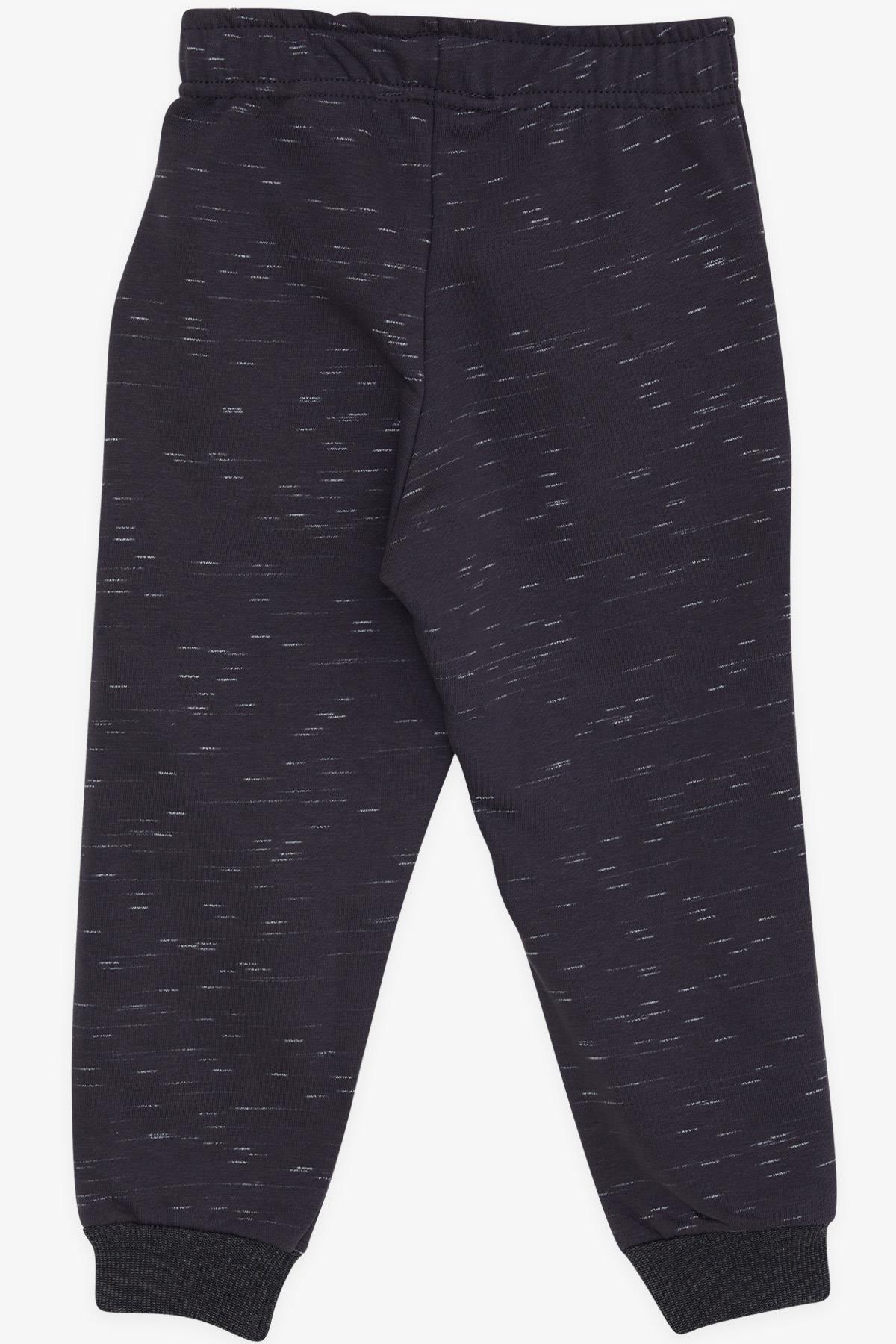 Breeze Erkek Çocuk Alt Bağcık Aksesuarlı Cepli Beli Lastikli Füme (1-4 Yaş)